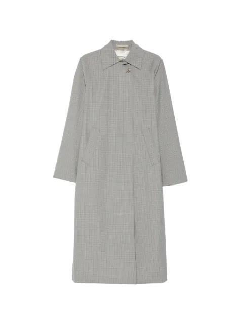 Capital single-breasted checked coat by OUR LEGACY