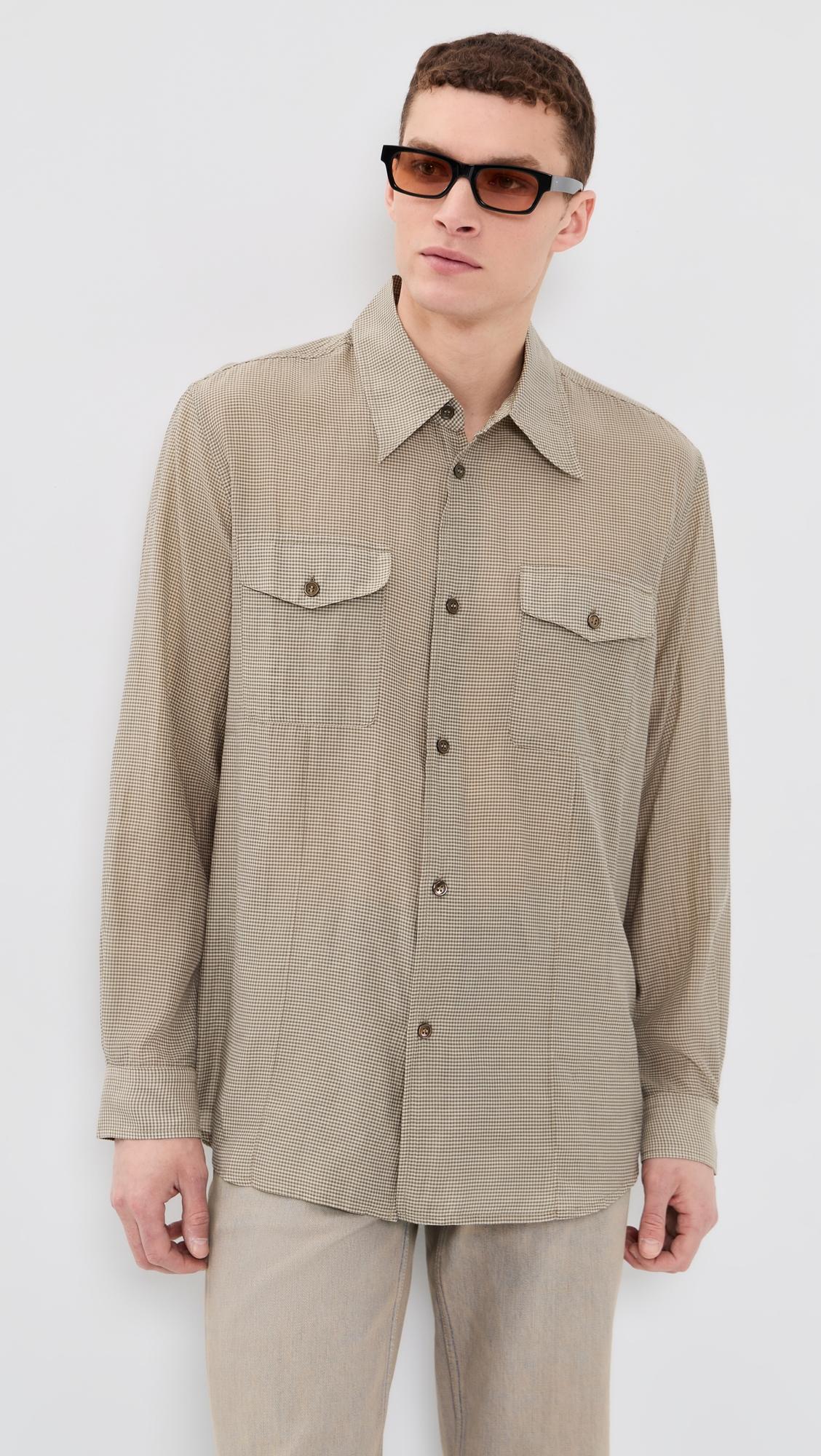 Cotton Silk Plough Shirt by OUR LEGACY