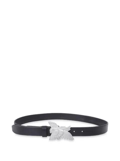 Dove leather belt by OUR LEGACY