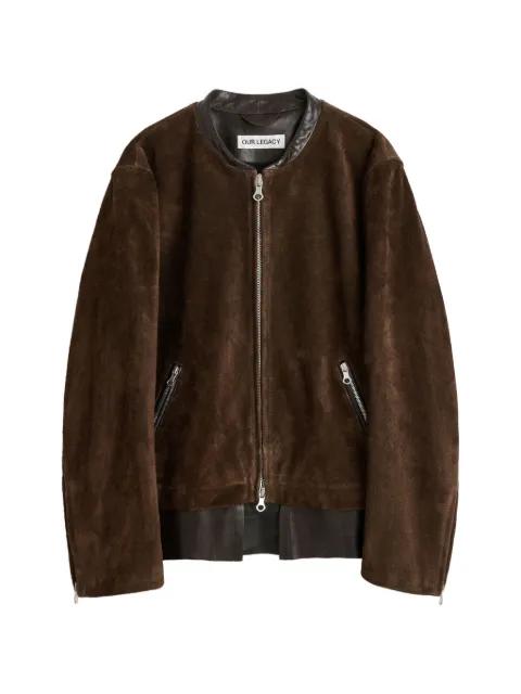 Drift zip-fastening suede jacket by OUR LEGACY