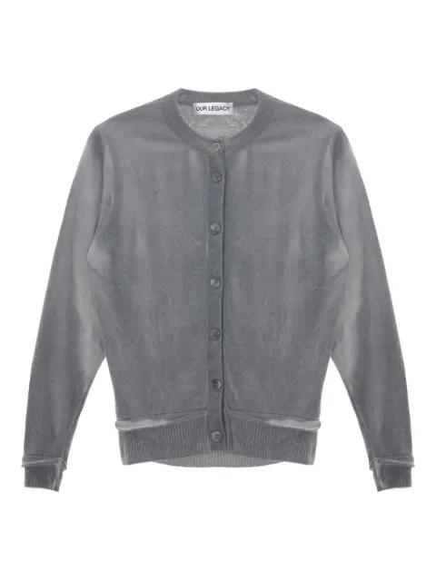 Dual button-fastening cardigan by OUR LEGACY