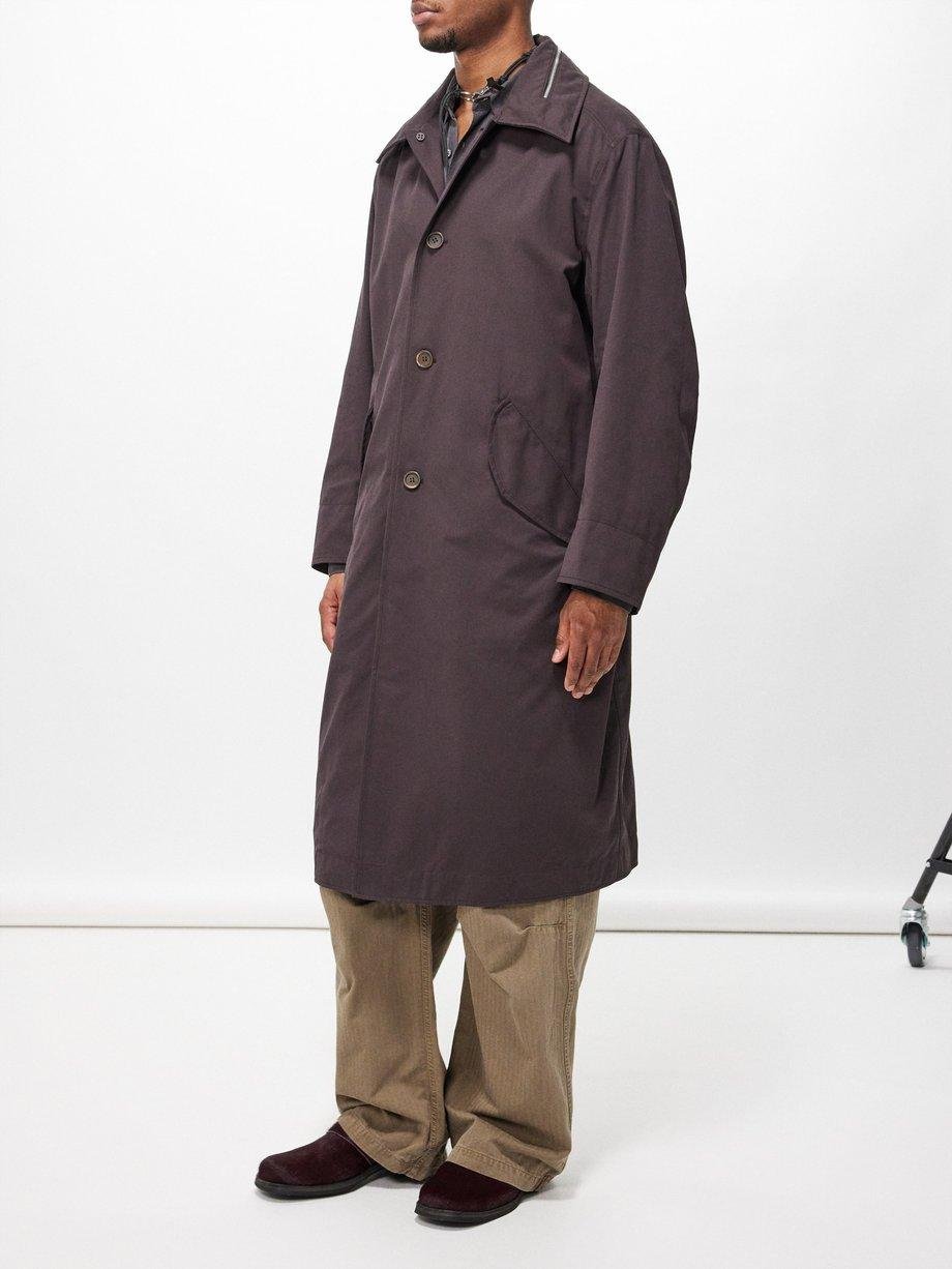 Emerge water-repellent canvas overcoat by OUR LEGACY
