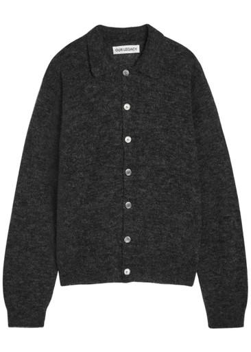Evening brushed wool-blend polo shirt by OUR LEGACY