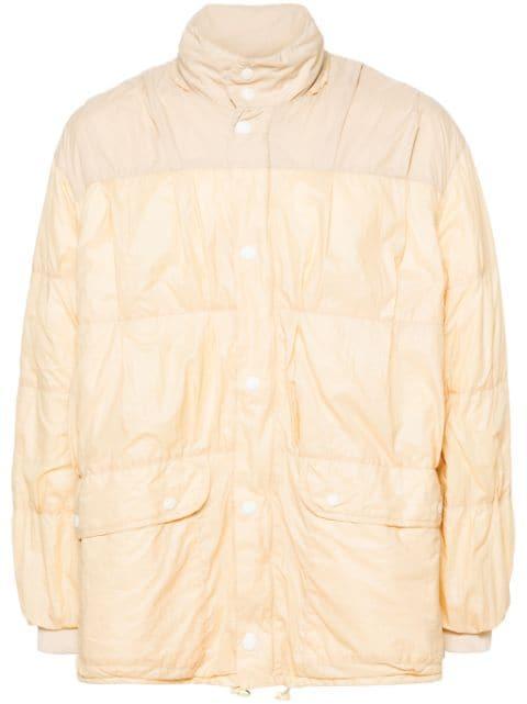 Exhaust panelled puffer jacket by OUR LEGACY