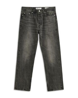 First Cut Regular Straight Fit Jeans in Graphite Wave Selvedge by OUR LEGACY