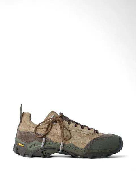 Gabe round-toe leather sneakers by OUR LEGACY