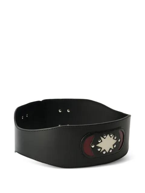 Girdle leather belt by OUR LEGACY