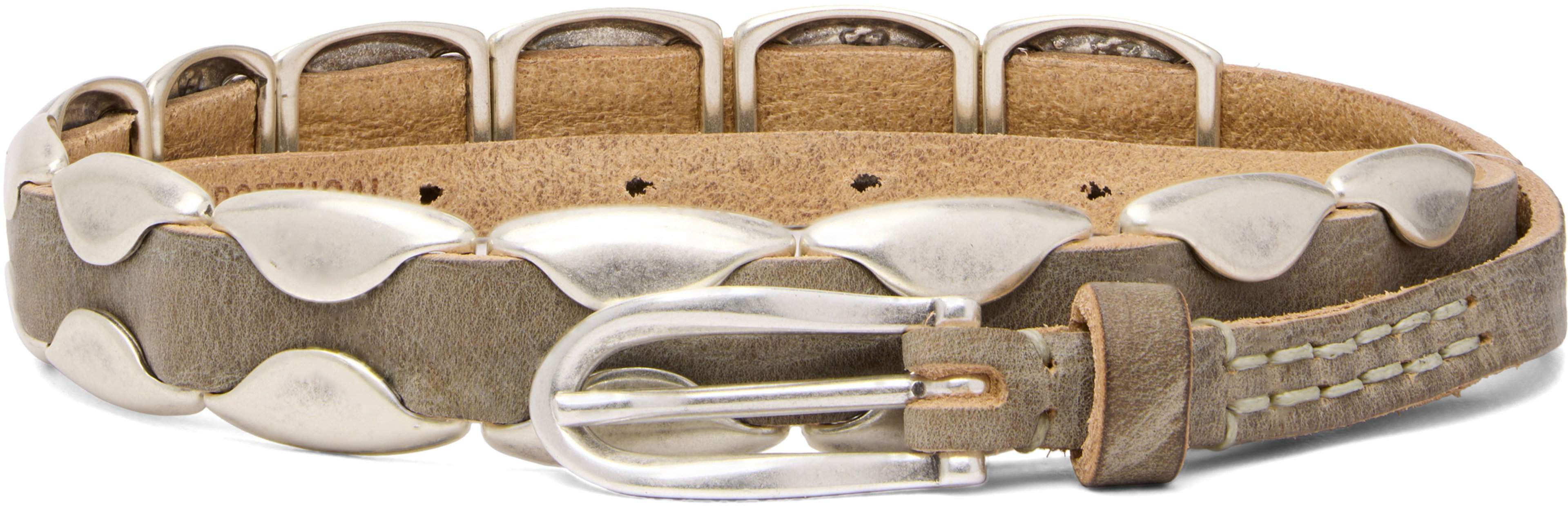 Gray Billow Belt by OUR LEGACY