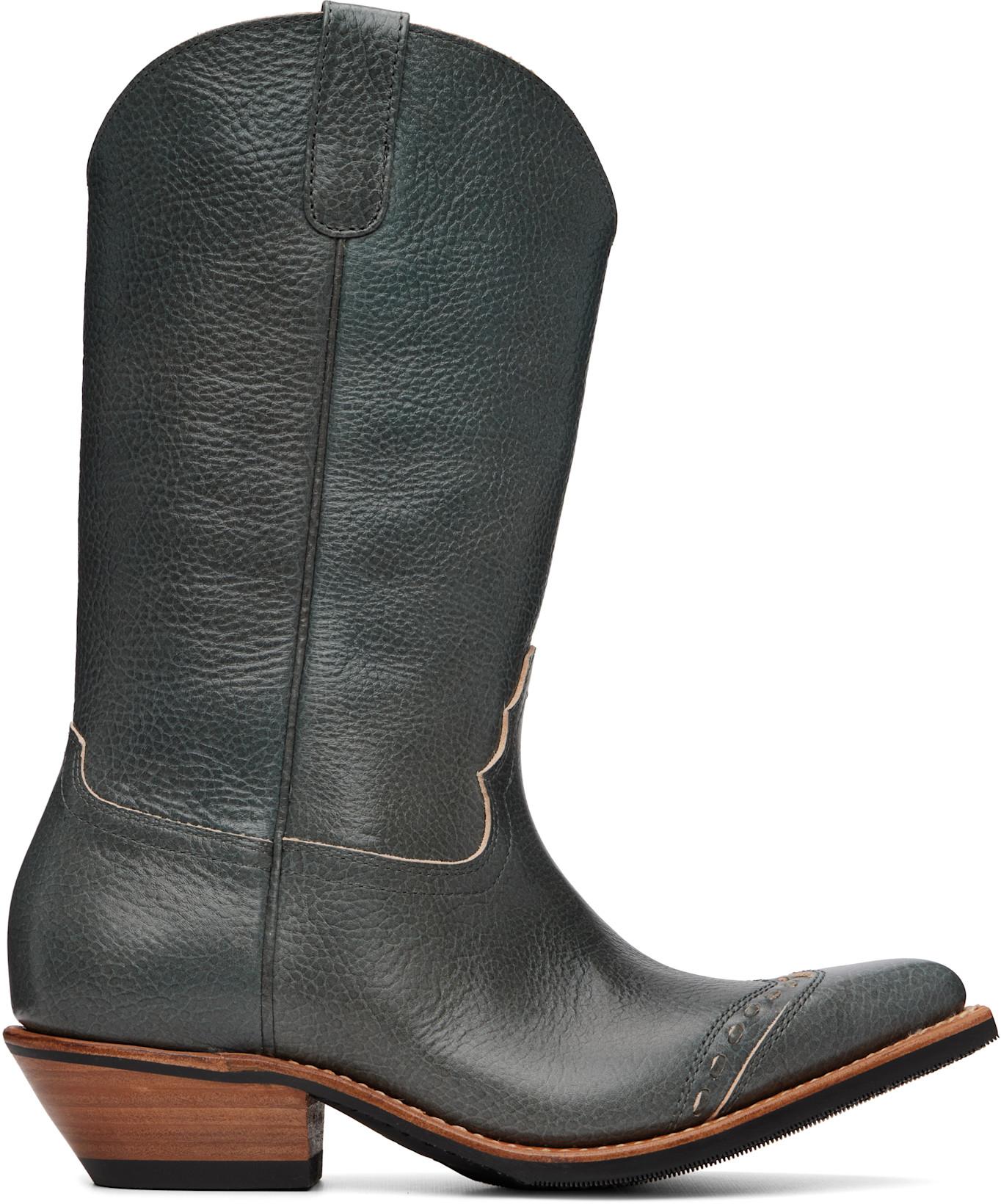 Gray Consultant Boots by OUR LEGACY