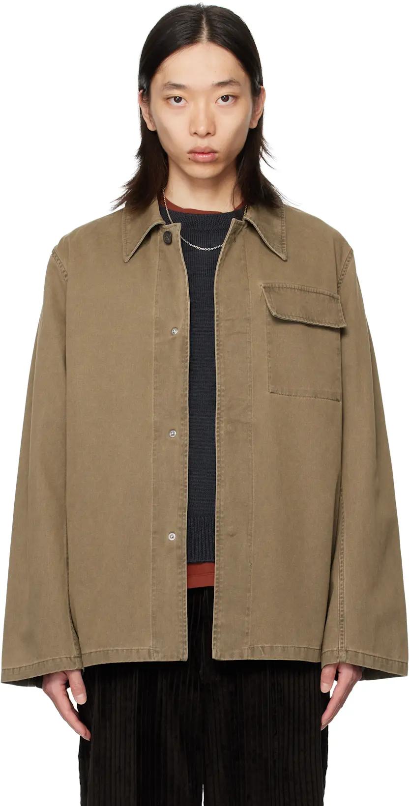 Gray Dutch Work Jacket by OUR LEGACY