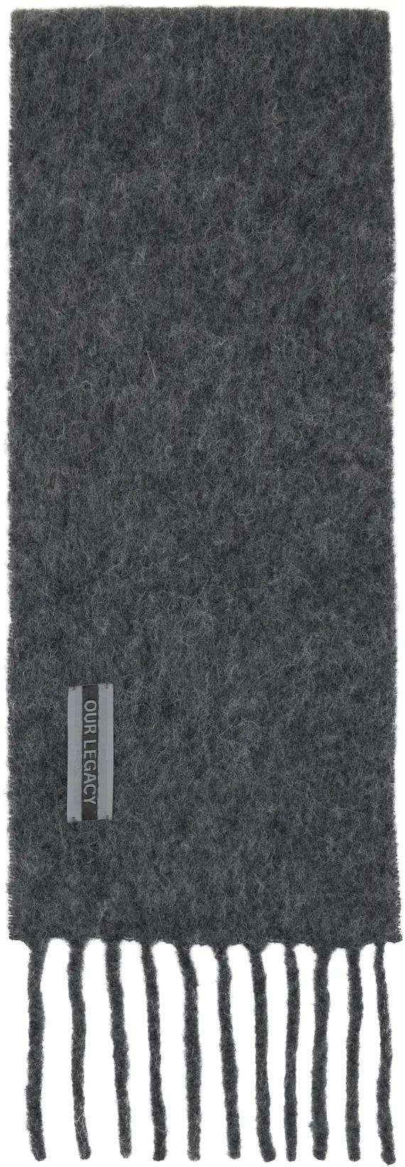 Gray Estate Scarf by OUR LEGACY