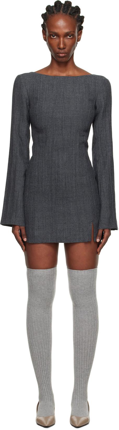 Gray Firm Minidress by OUR LEGACY
