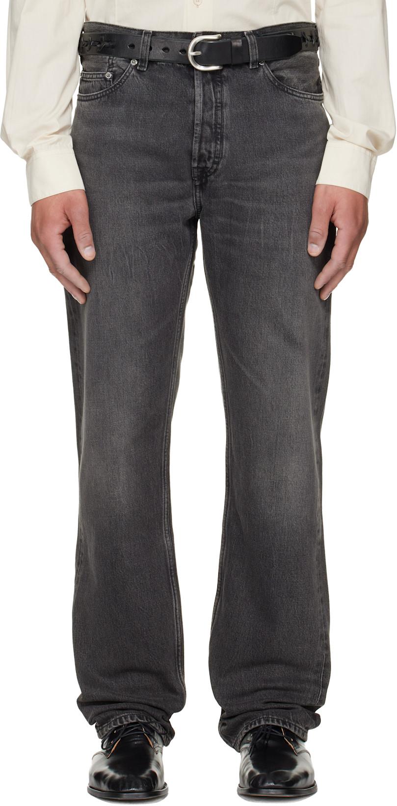 Gray First Cut Jeans by OUR LEGACY