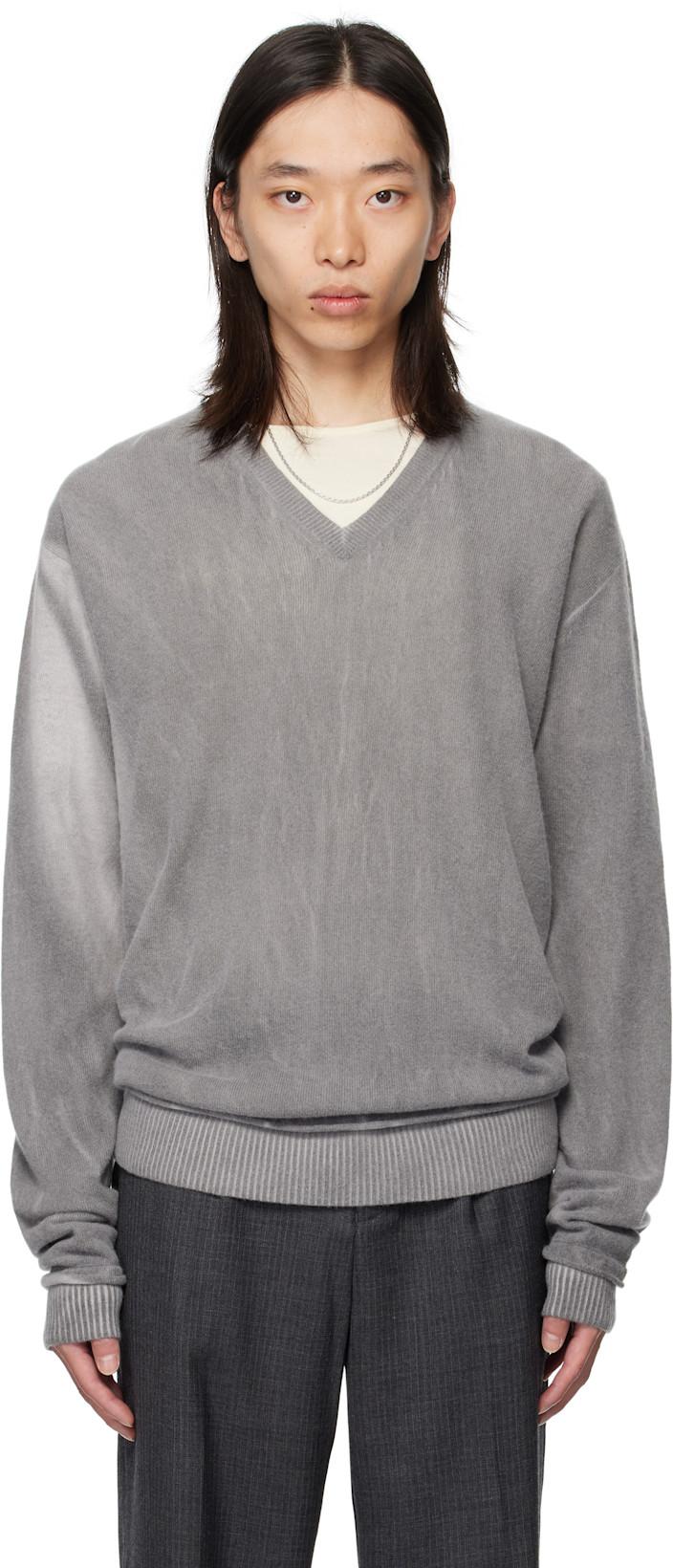Gray Parallel Sweater by OUR LEGACY