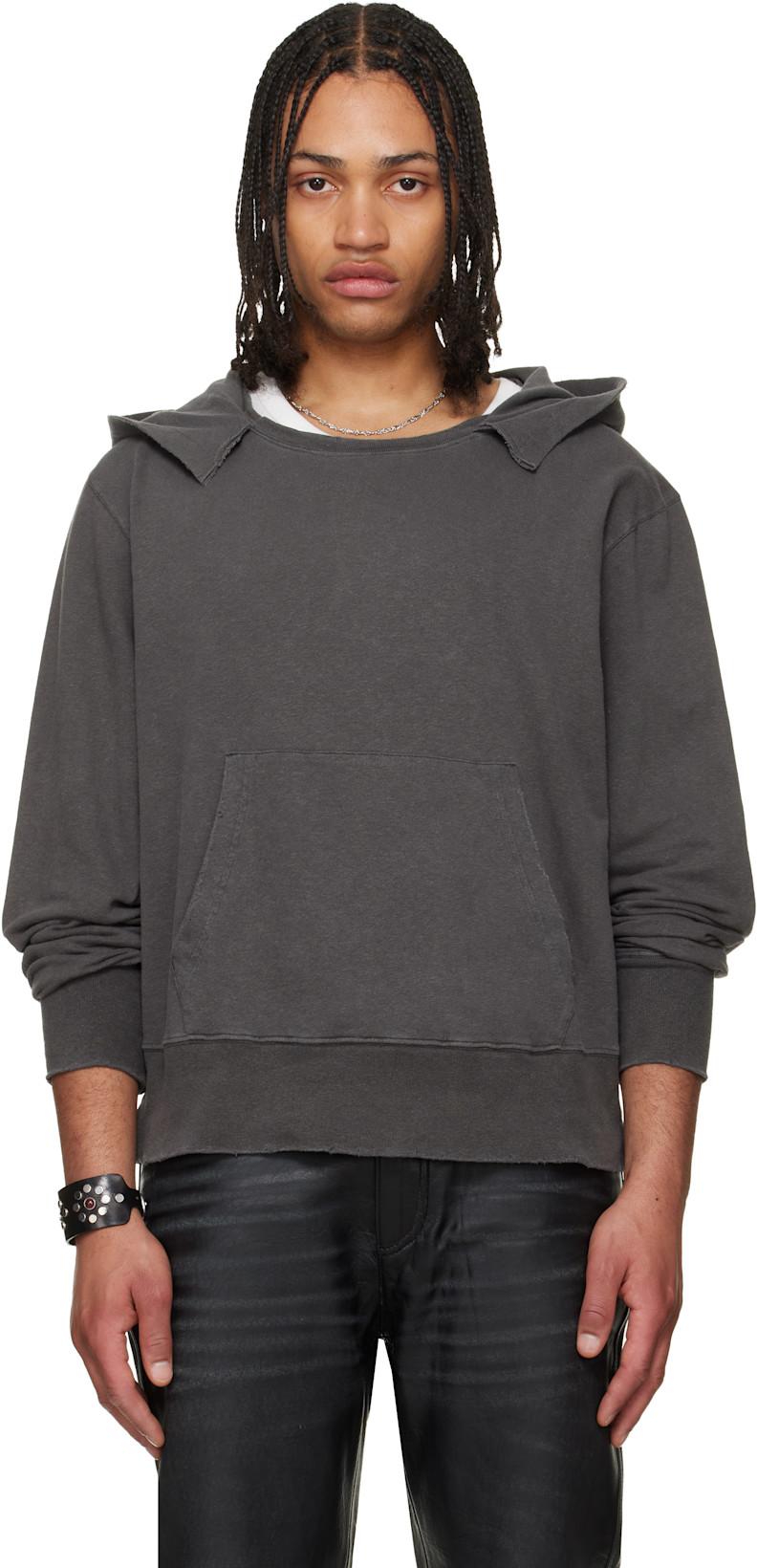 Gray Relic Hoodie by OUR LEGACY