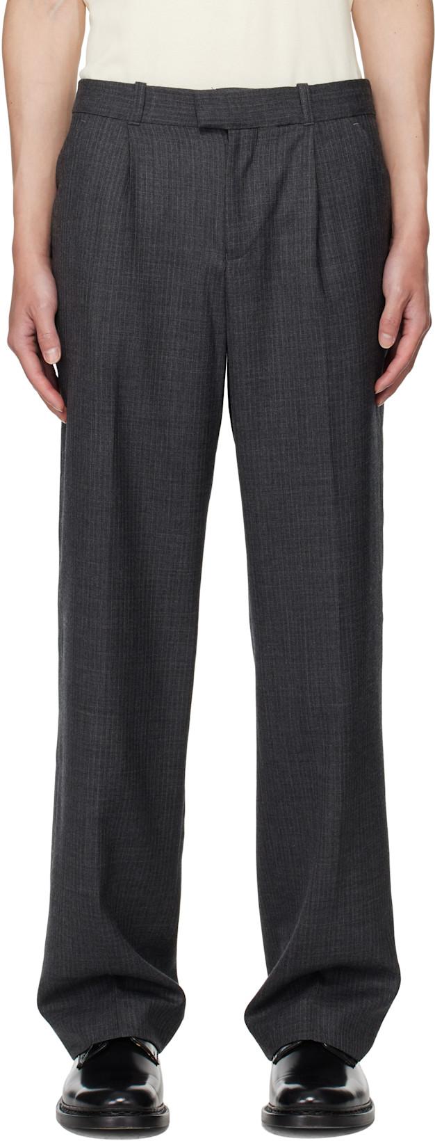 Gray Slack Trousers by OUR LEGACY