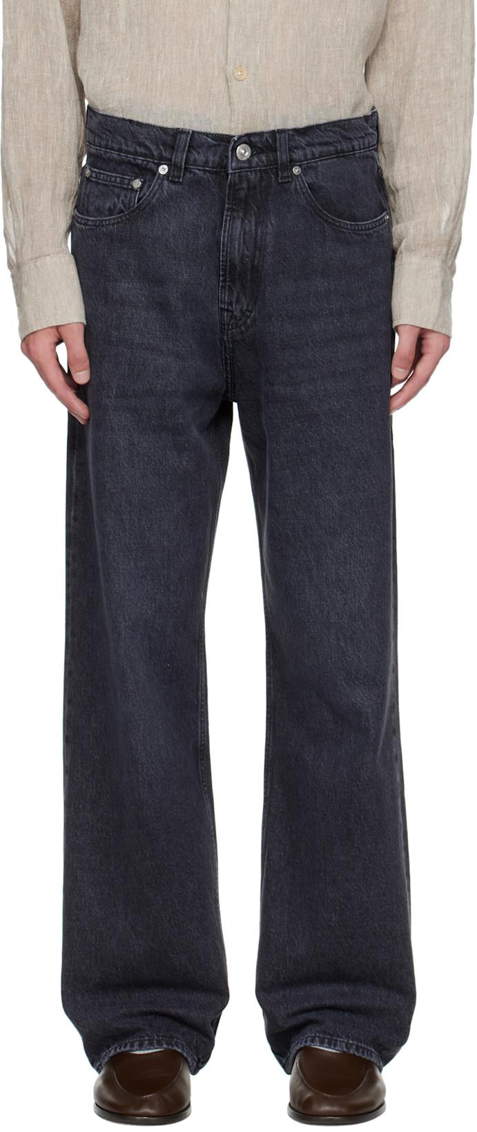 Gray Third Cut Jeans by OUR LEGACY