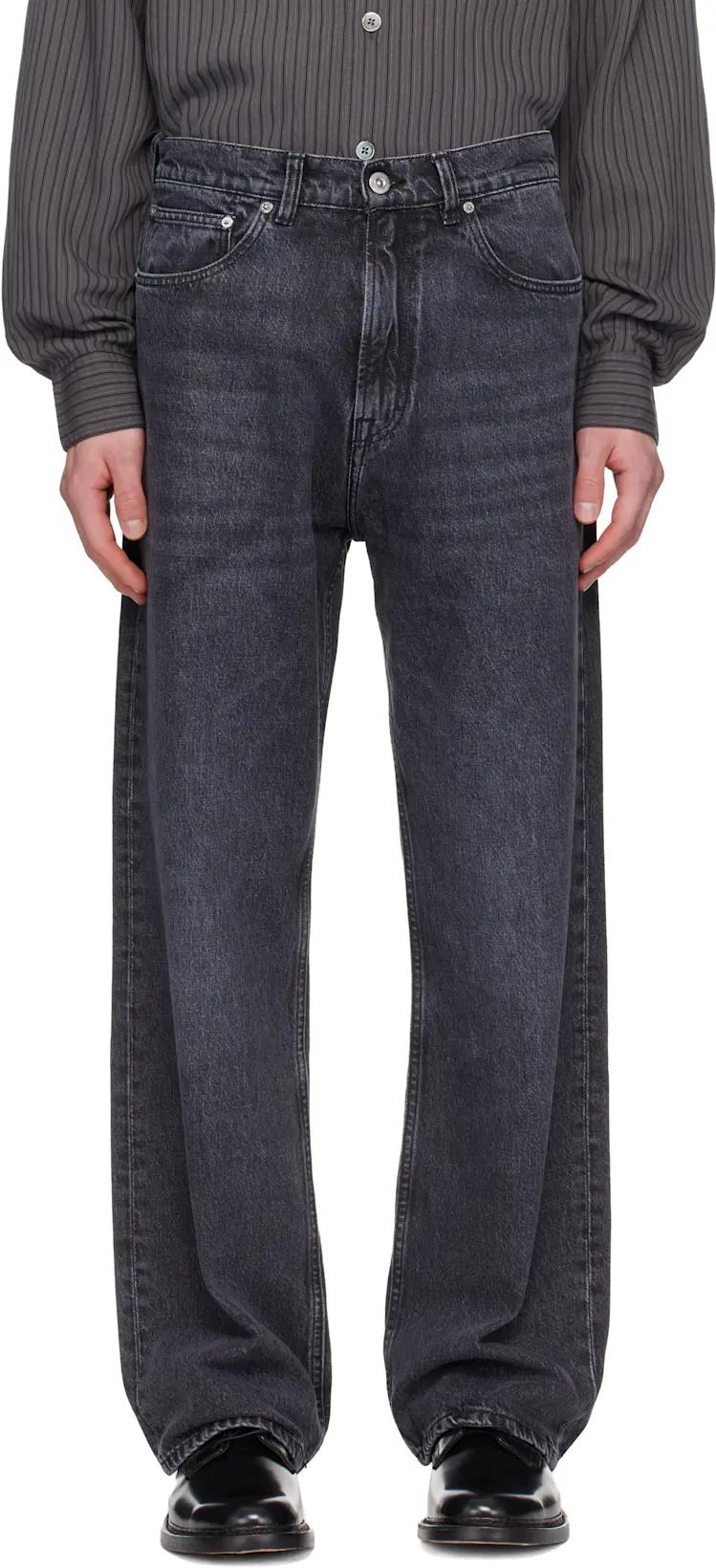 Gray Third Cut Jeans by OUR LEGACY