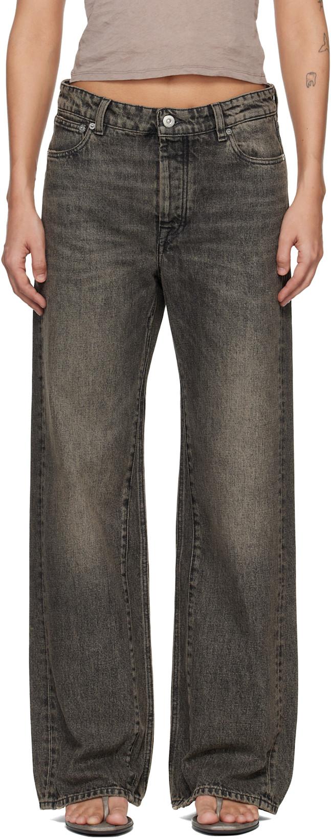 Gray Treble Cut Jeans by OUR LEGACY