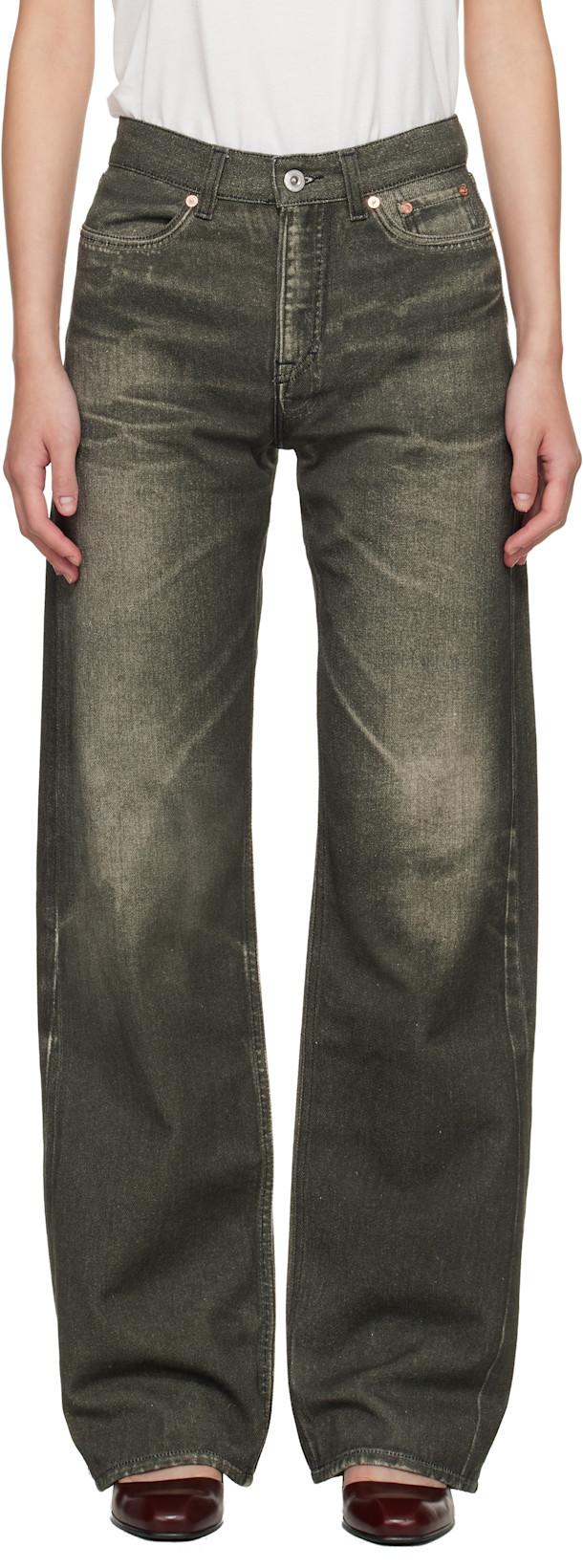 Gray Wata Cut Jeans by OUR LEGACY