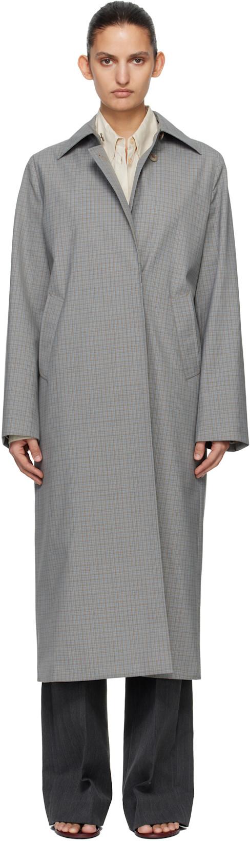 Gray & Blue Capital Coat by OUR LEGACY