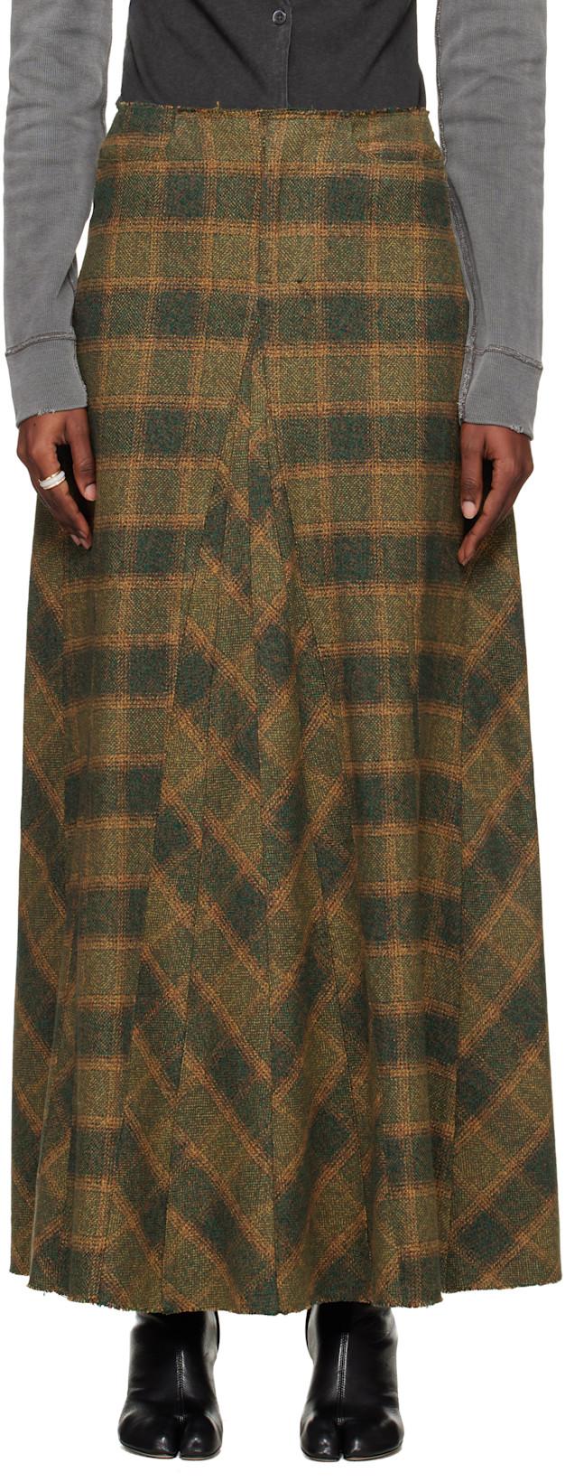 Green Rebel Maxi Skirt by OUR LEGACY