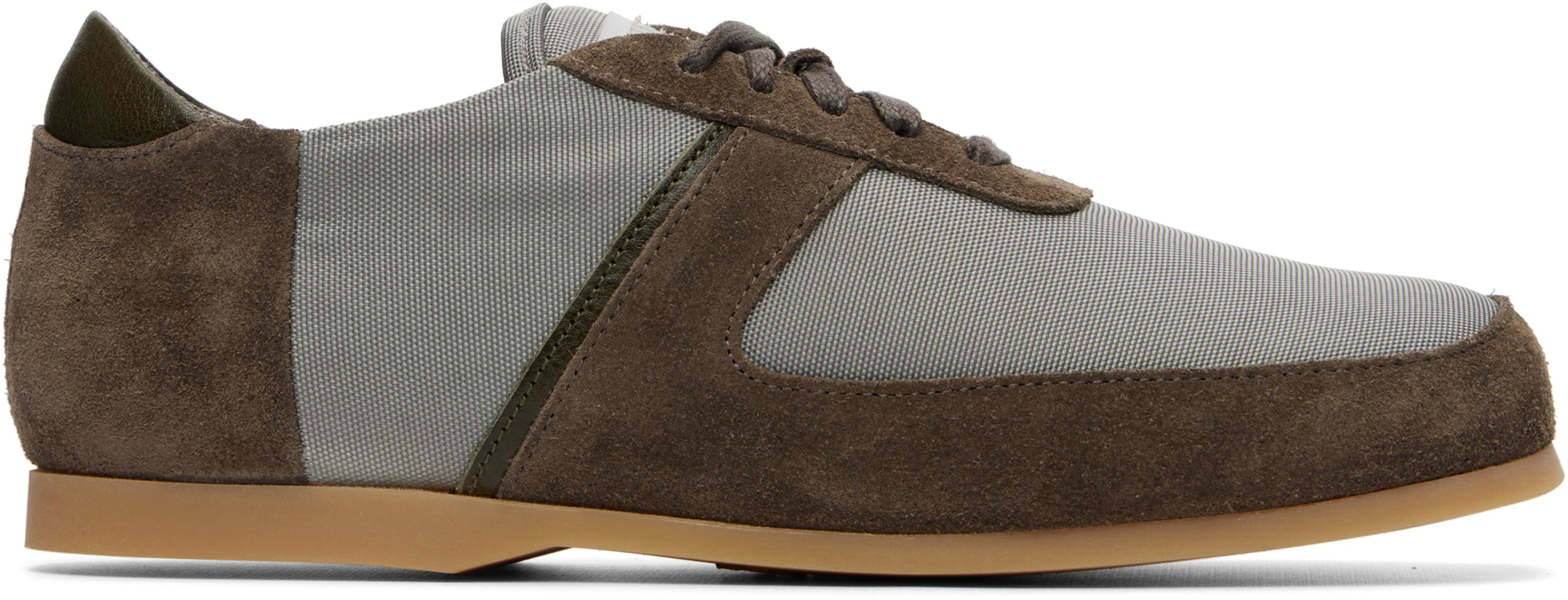 Green & Brown Sneak In Sport Sneakers by OUR LEGACY