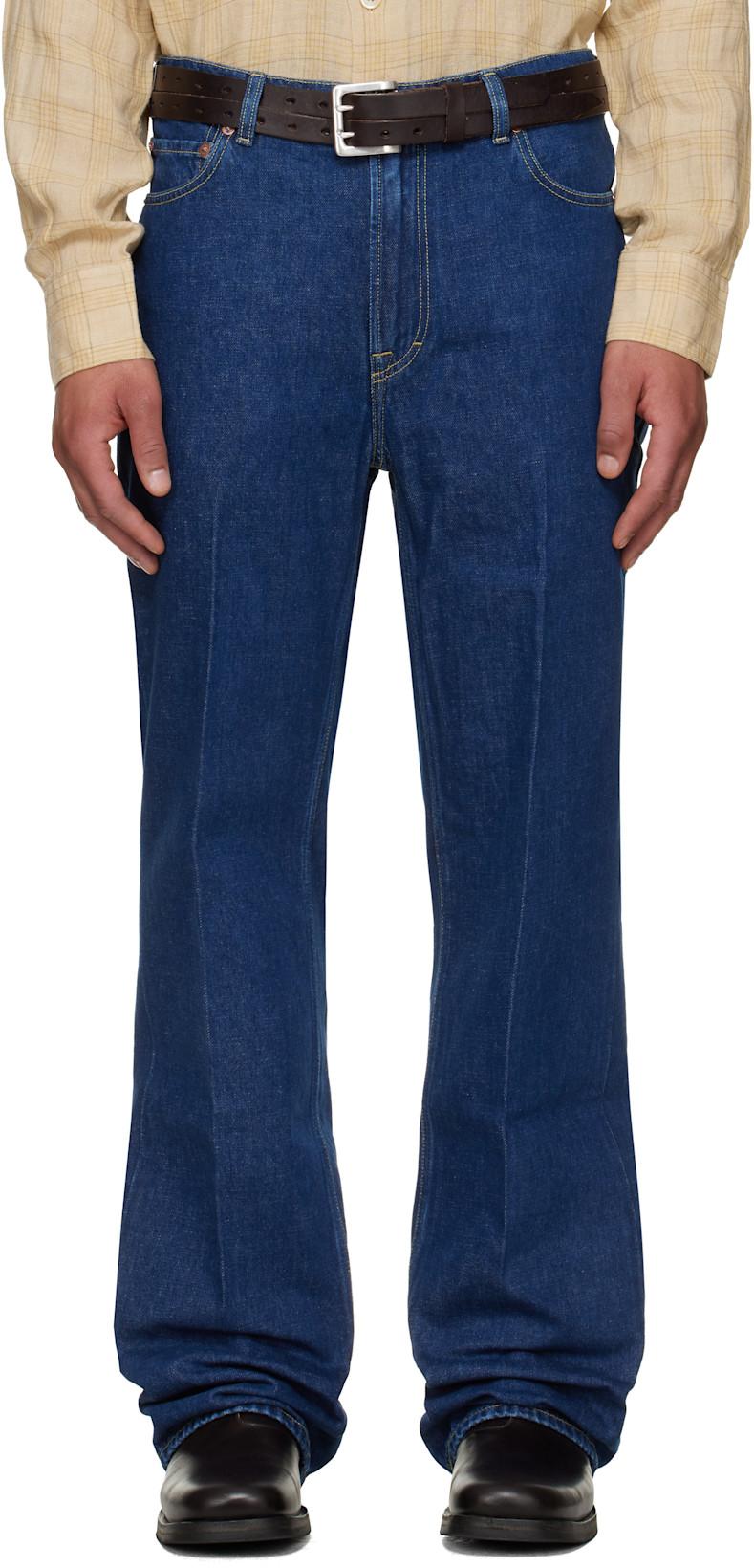 Indigo 70s Cut Jeans by OUR LEGACY