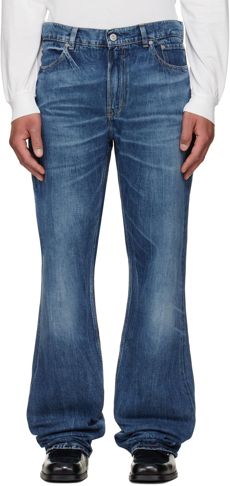 Indigo Carlson Cut Jeans by OUR LEGACY
