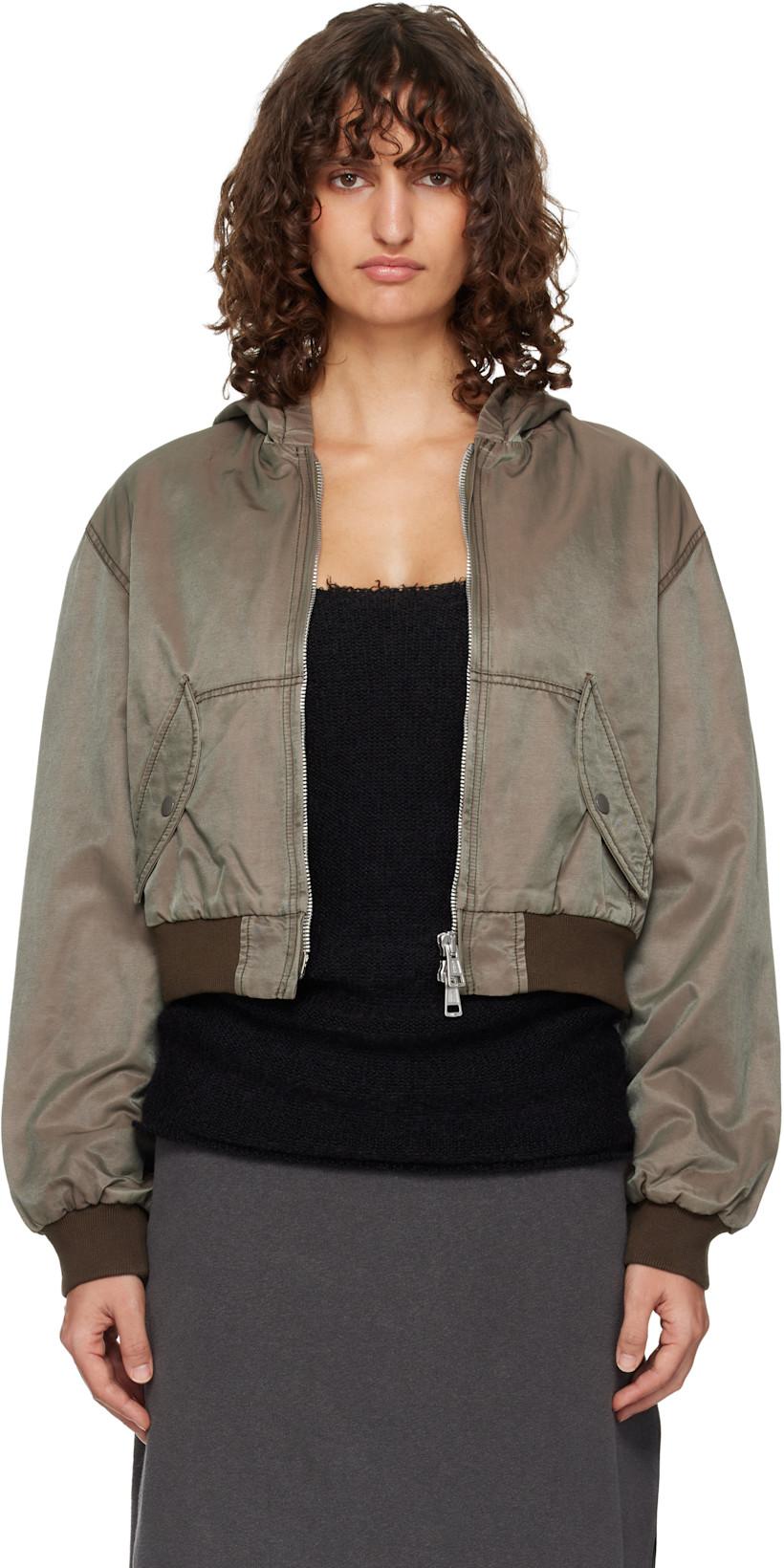 Khaki Coastal Bomber Jacket by OUR LEGACY