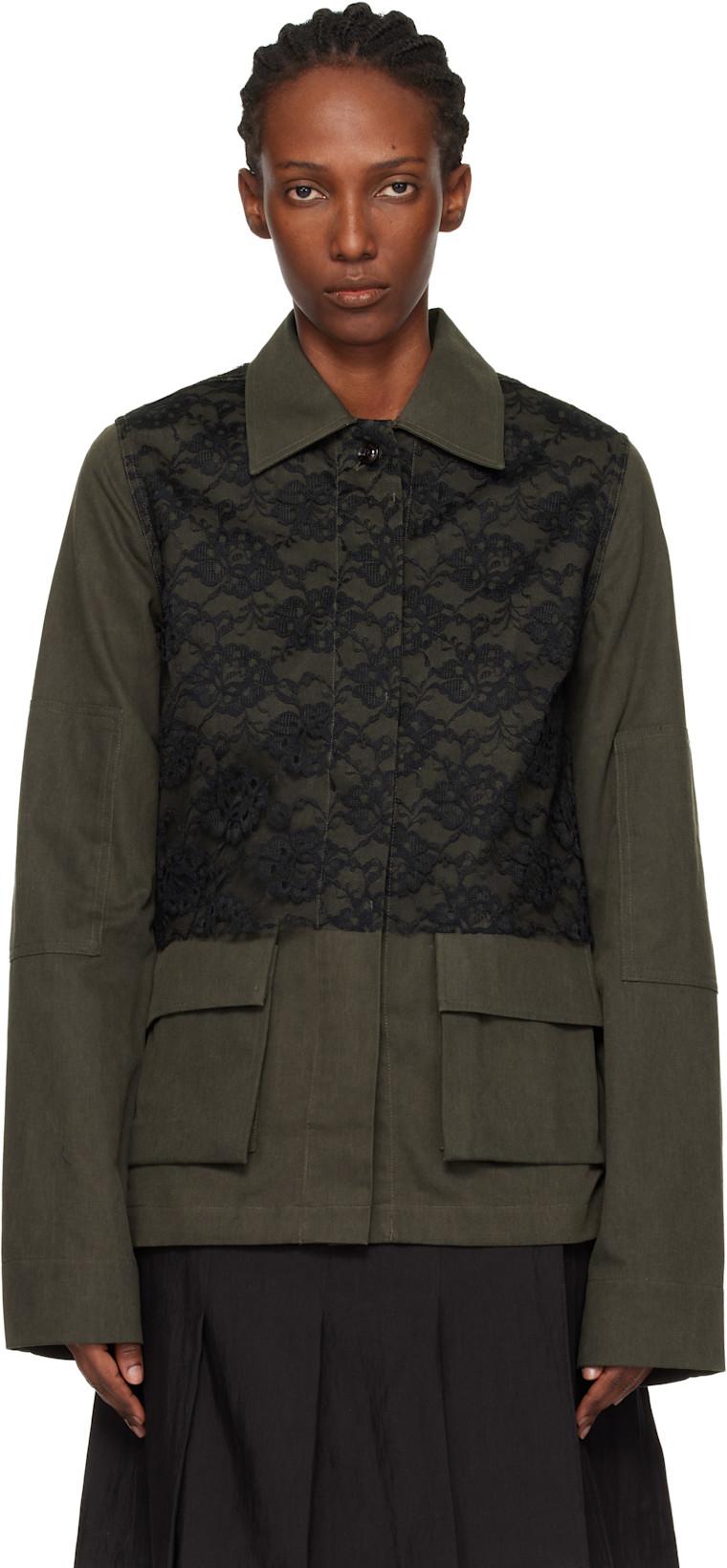 Khaki Split Jacket by OUR LEGACY
