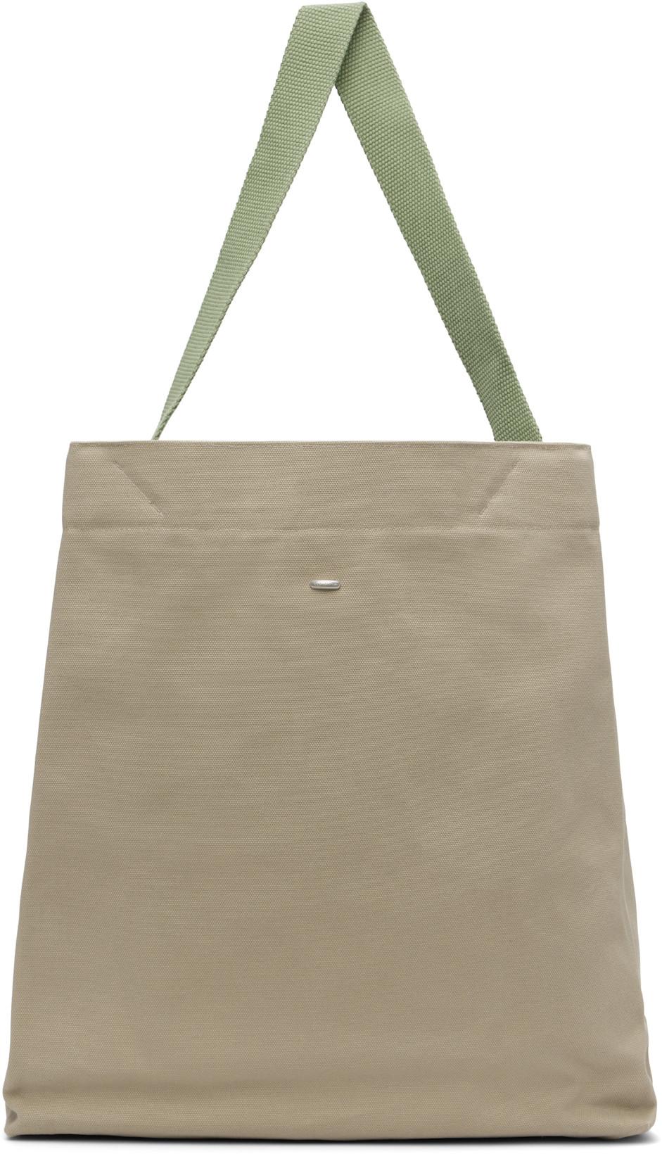 Khaki Towering Tote by OUR LEGACY