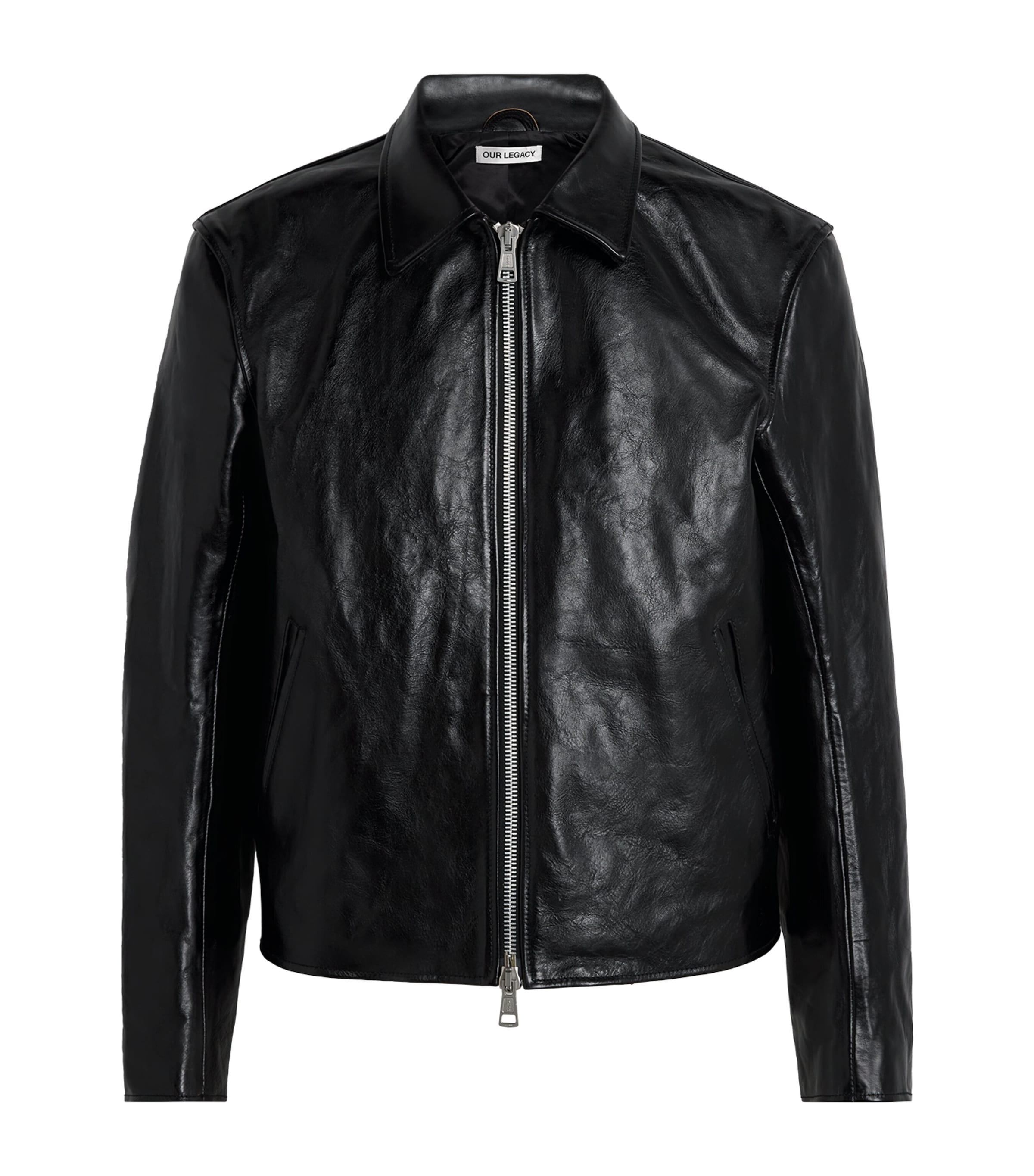 Leather Mini Jacket by OUR LEGACY