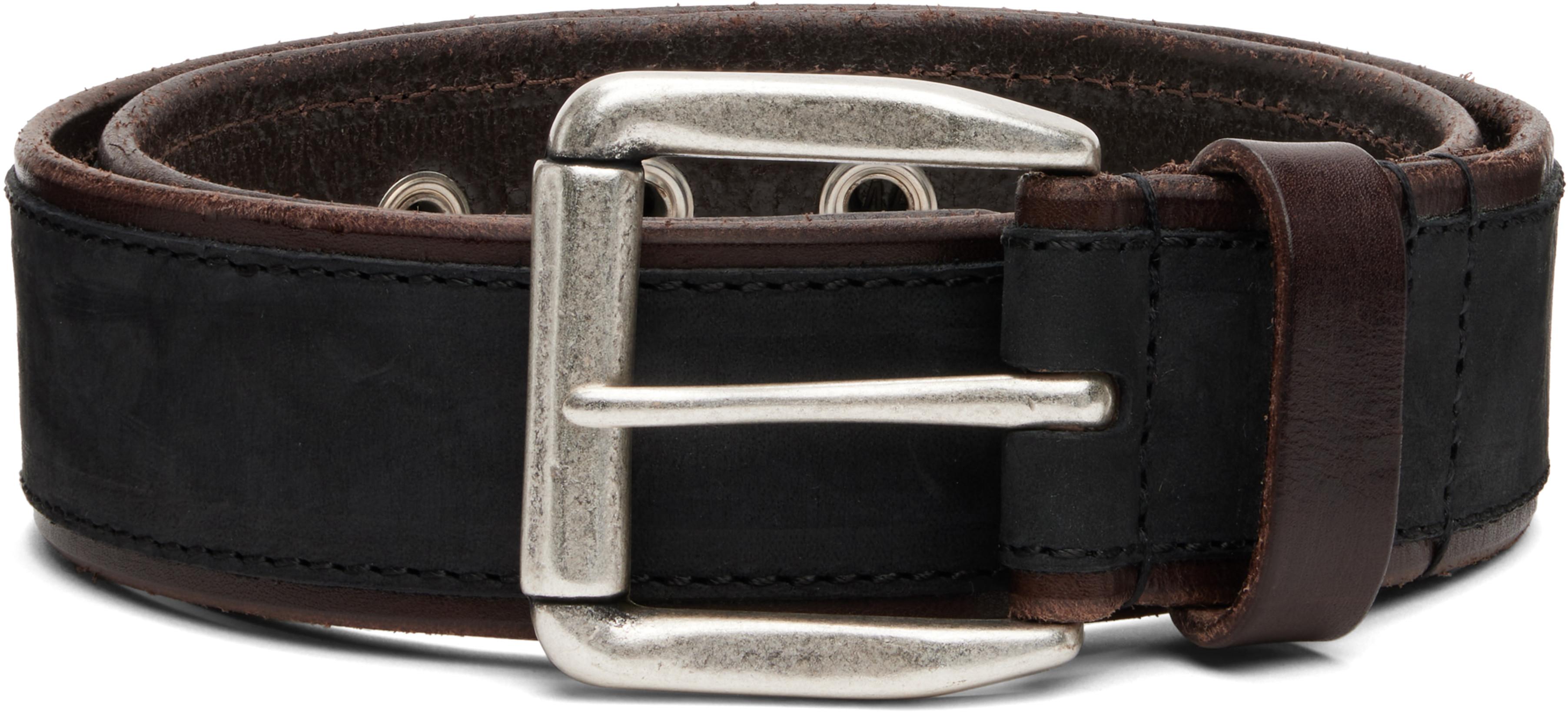Navy Verge Belt by OUR LEGACY