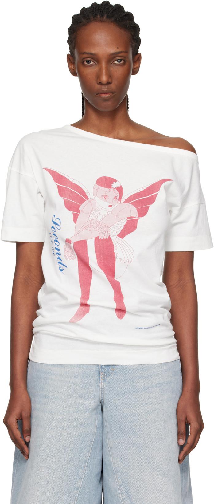 Off-White Slant T-shirt by OUR LEGACY
