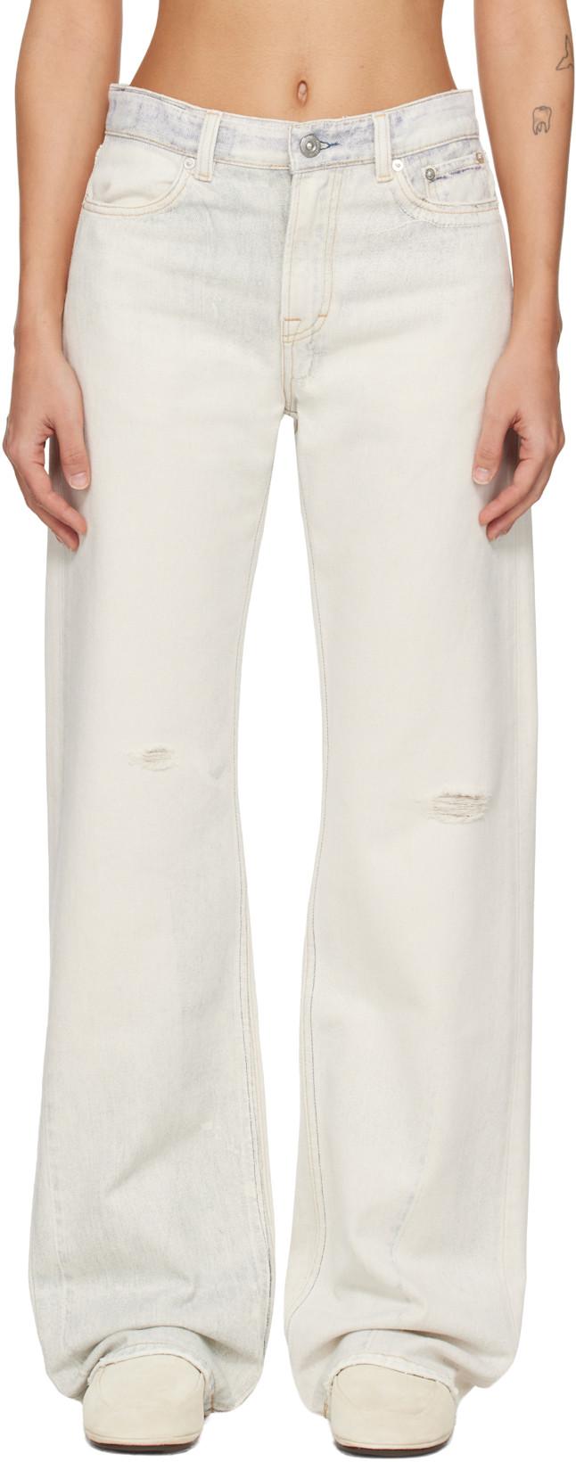 Off-White Wata Cut Jeans by OUR LEGACY