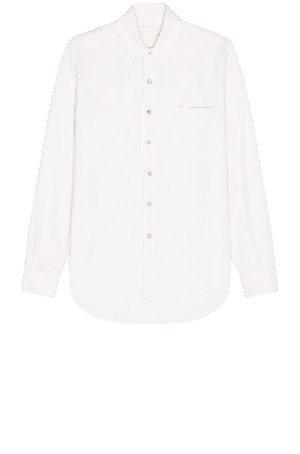Our Legacy Classic Silk Shirt in White by OUR LEGACY