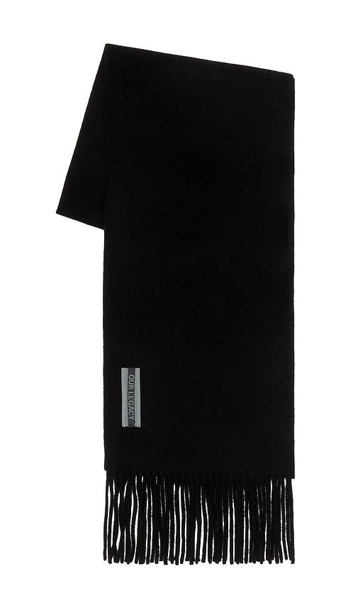 Our Legacy Estate Scarf in Black by OUR LEGACY