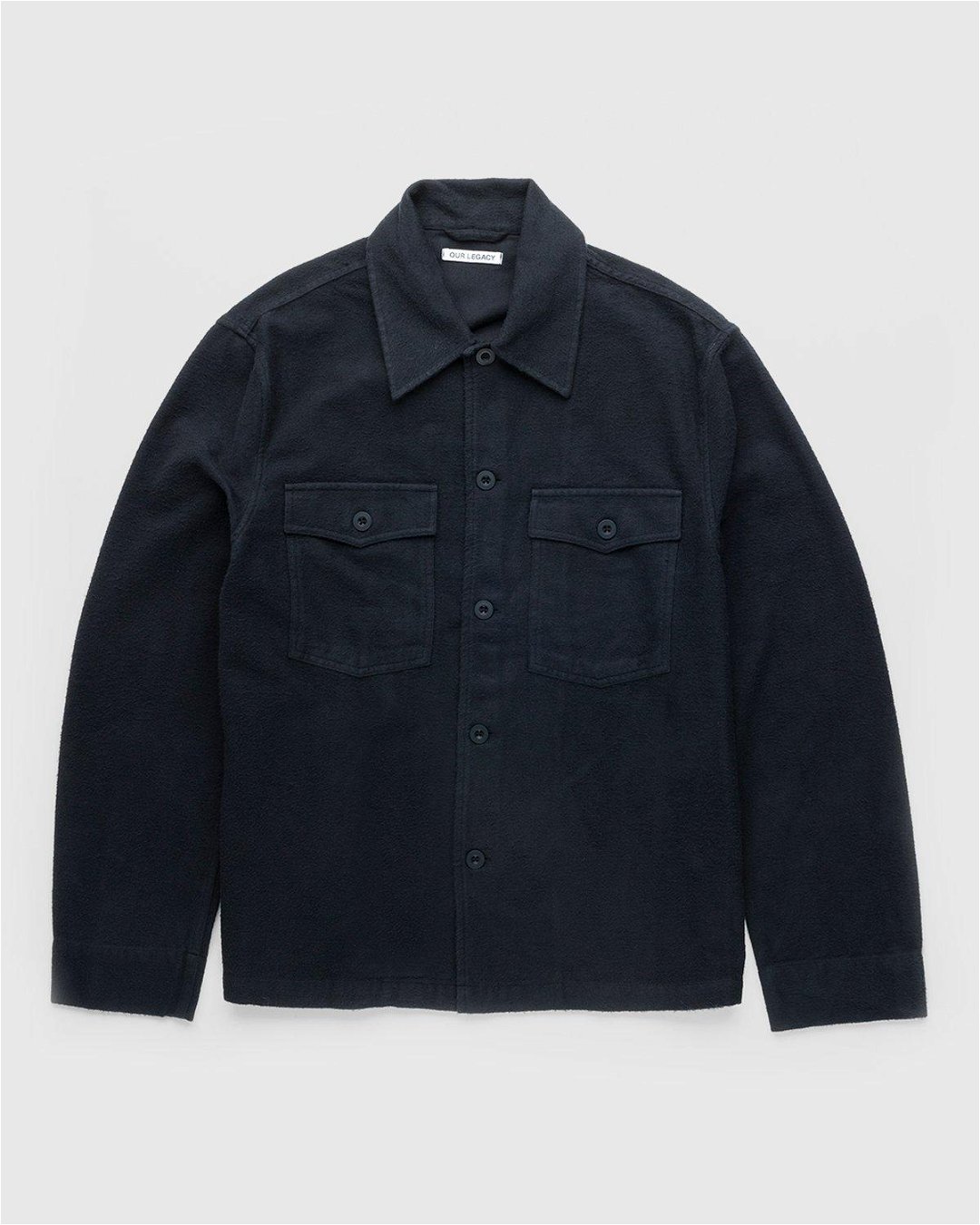 Our Legacy – Evening Coach Jacket Black Brushed by OUR LEGACY | jellibeans