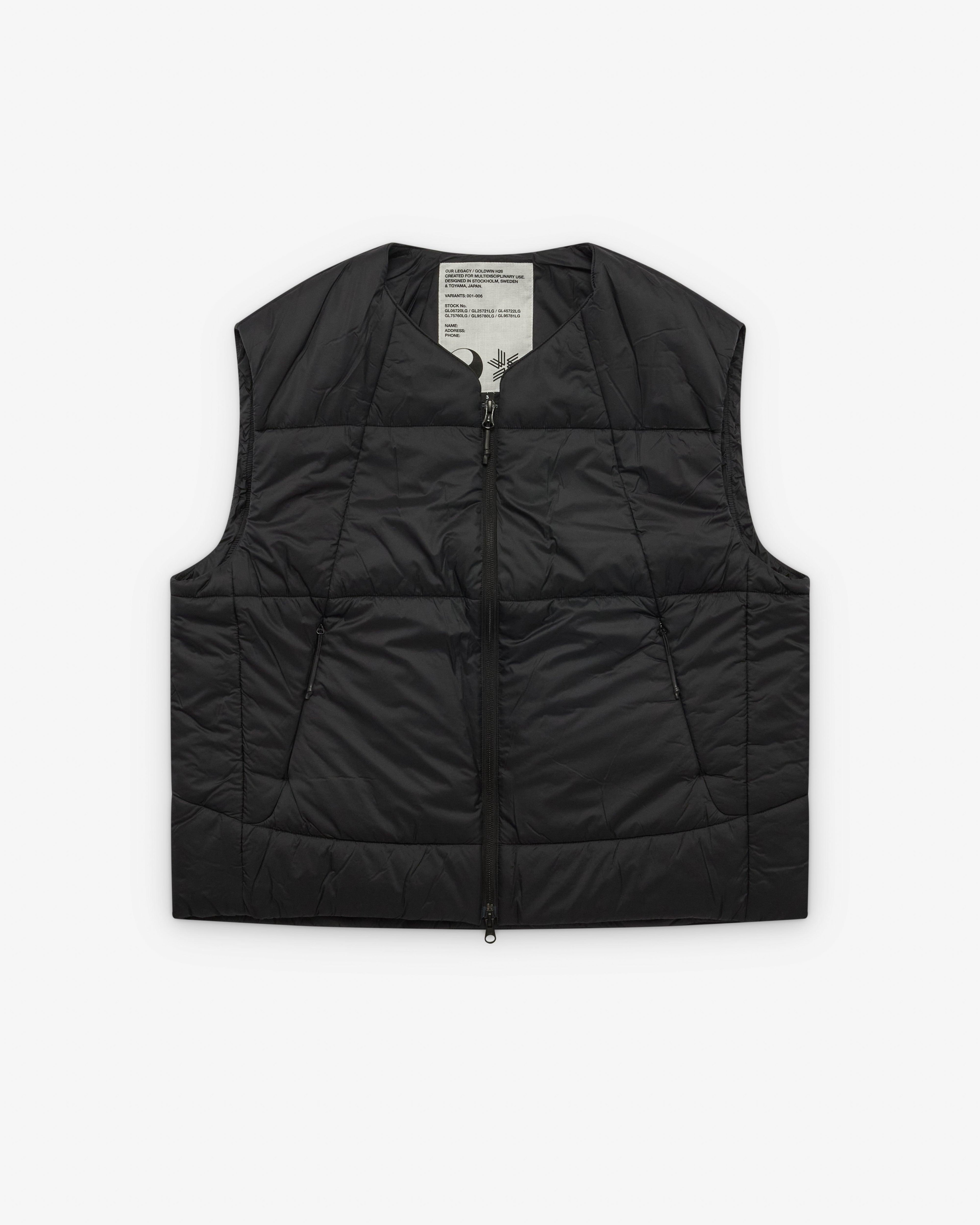 Our Legacy - Goldwin Men's Insulated Vest - (Jet Black) by OUR LEGACY