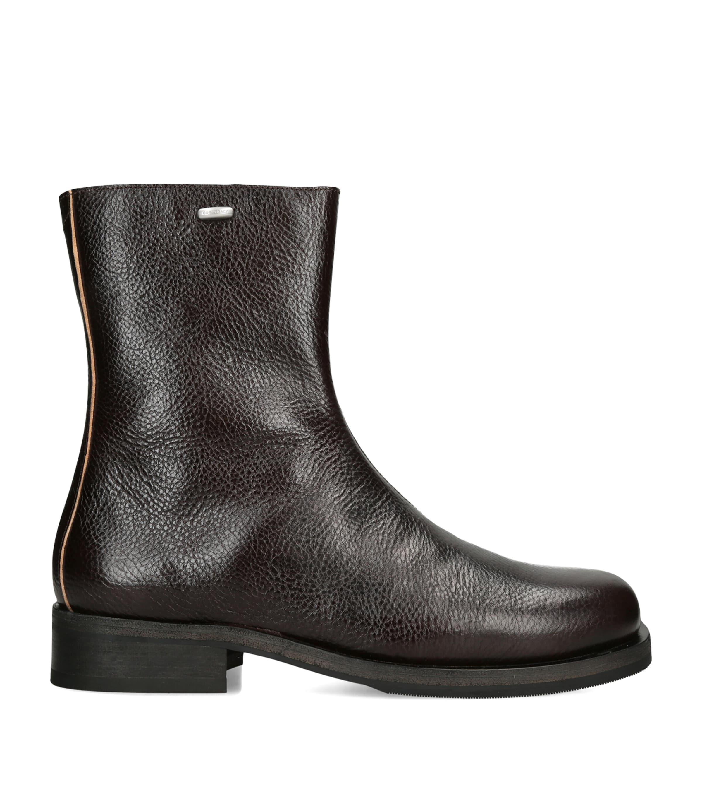 Our Legacy Leather Camion Ankle Boots by OUR LEGACY