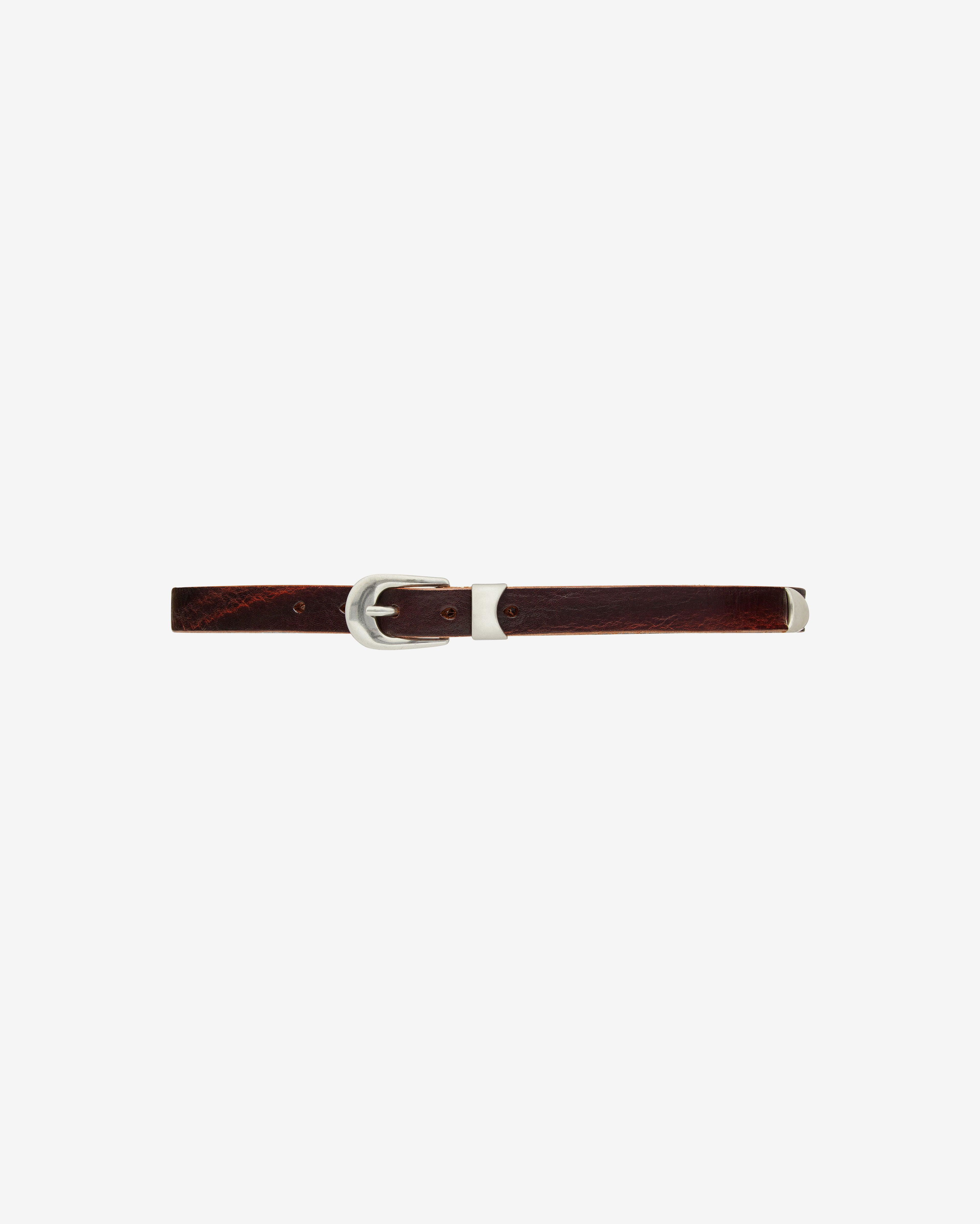 Our Legacy - Men's 2 CM Belt - (Brown) by OUR LEGACY