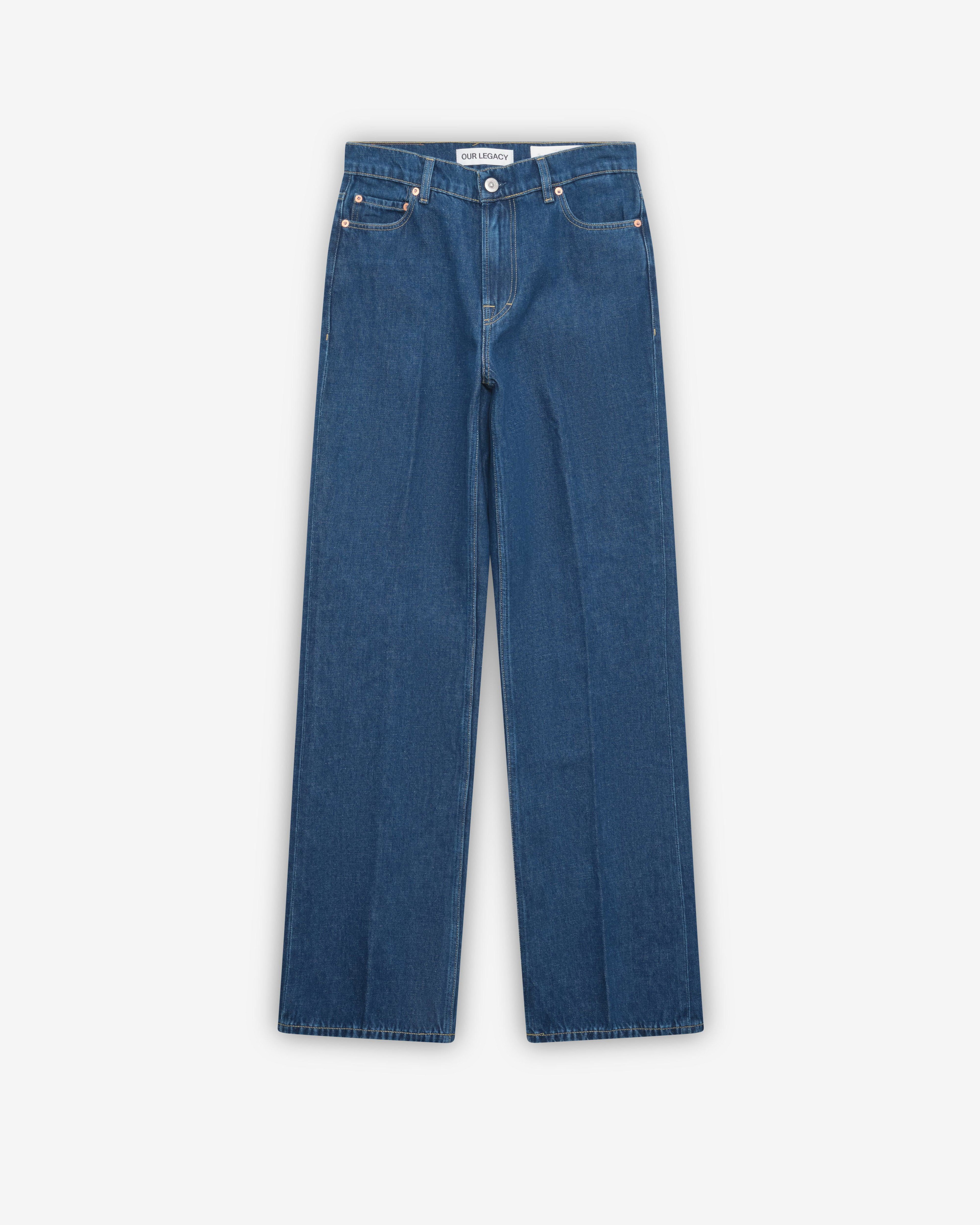 Our Legacy - Men's 70s Cut Trousers - (Blue) by OUR LEGACY