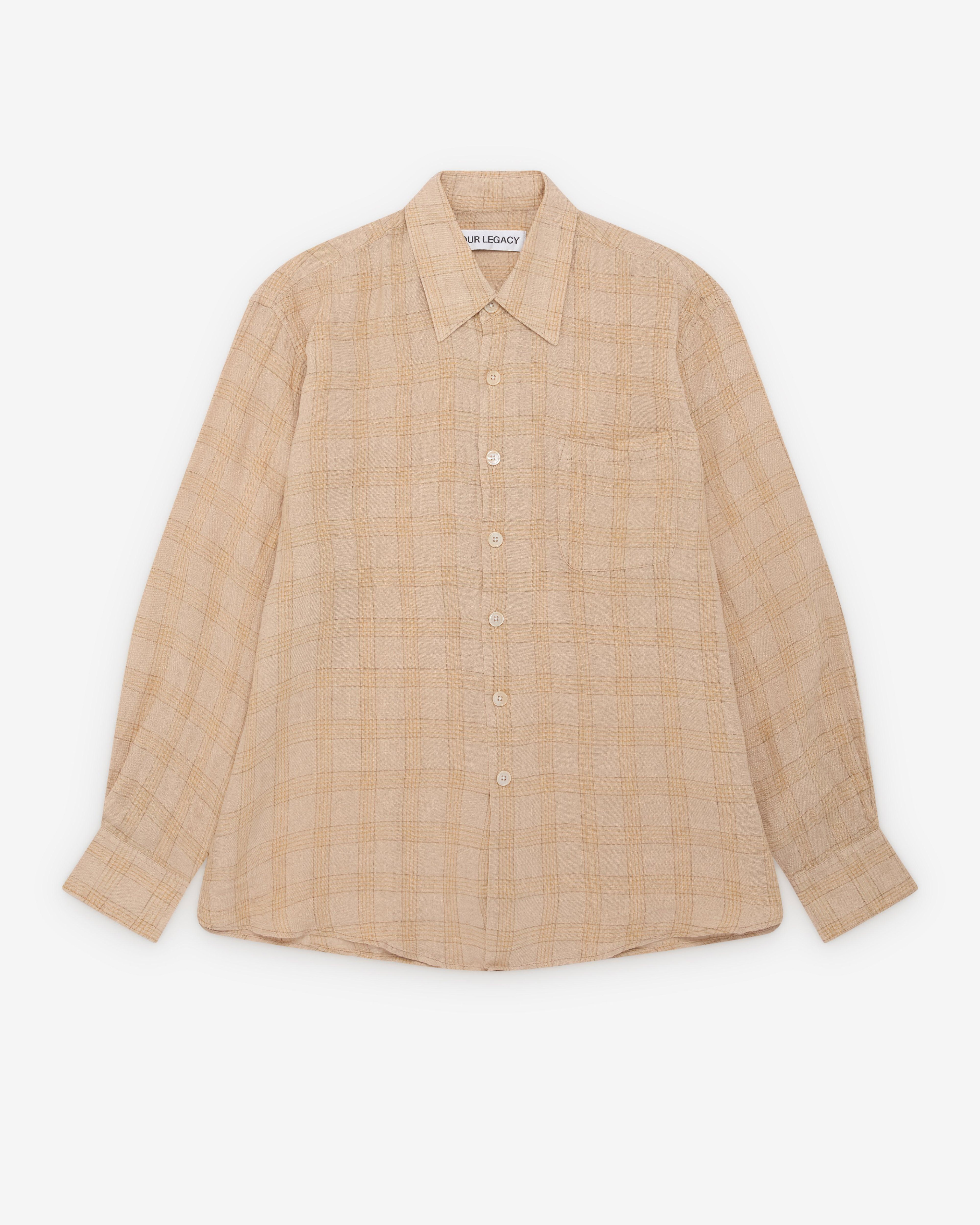 Our Legacy - Men's Above Shirt - (Vacay Check) by OUR LEGACY