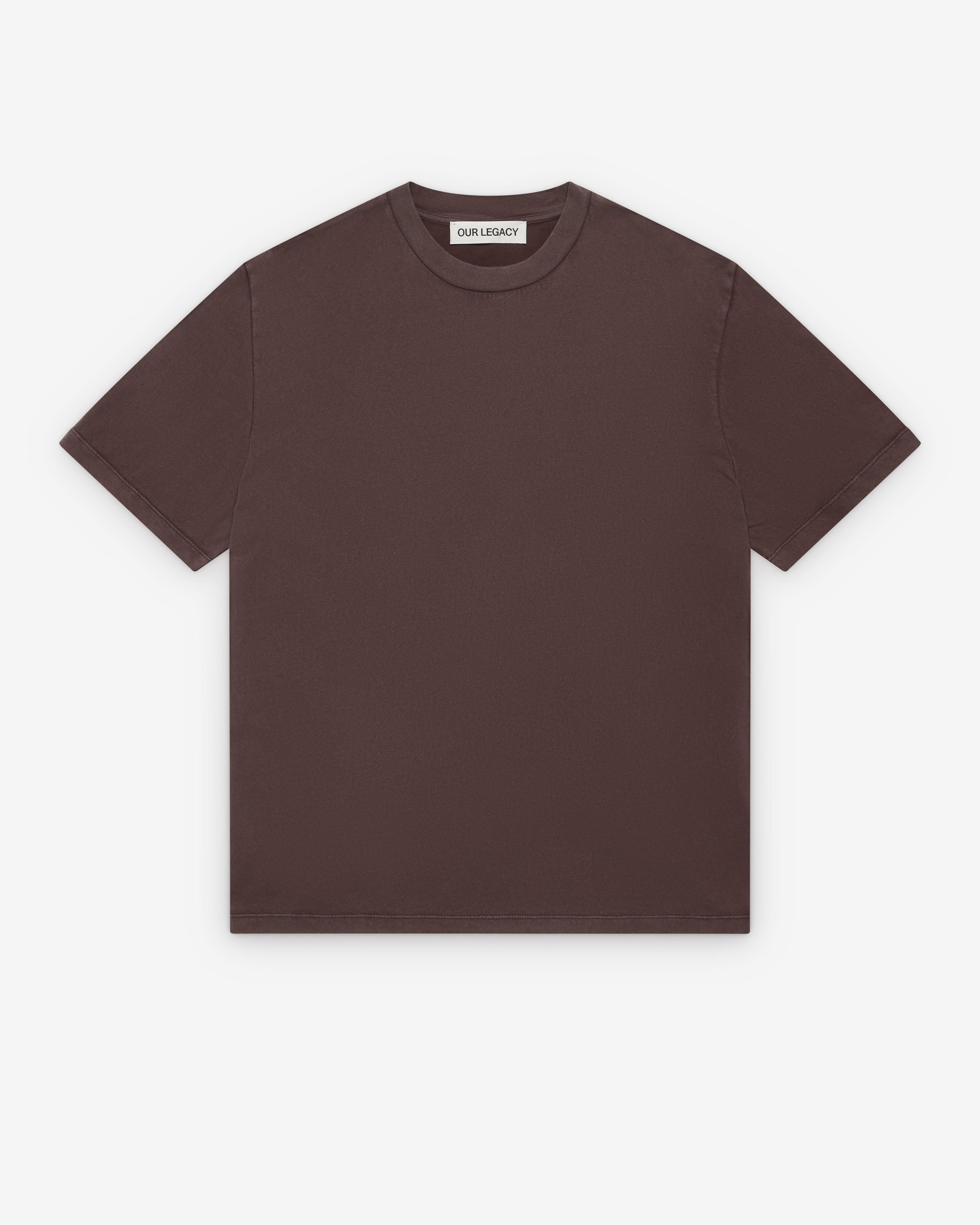 Our Legacy - Men's Box T-Shirt - (Worn Brown) by OUR LEGACY