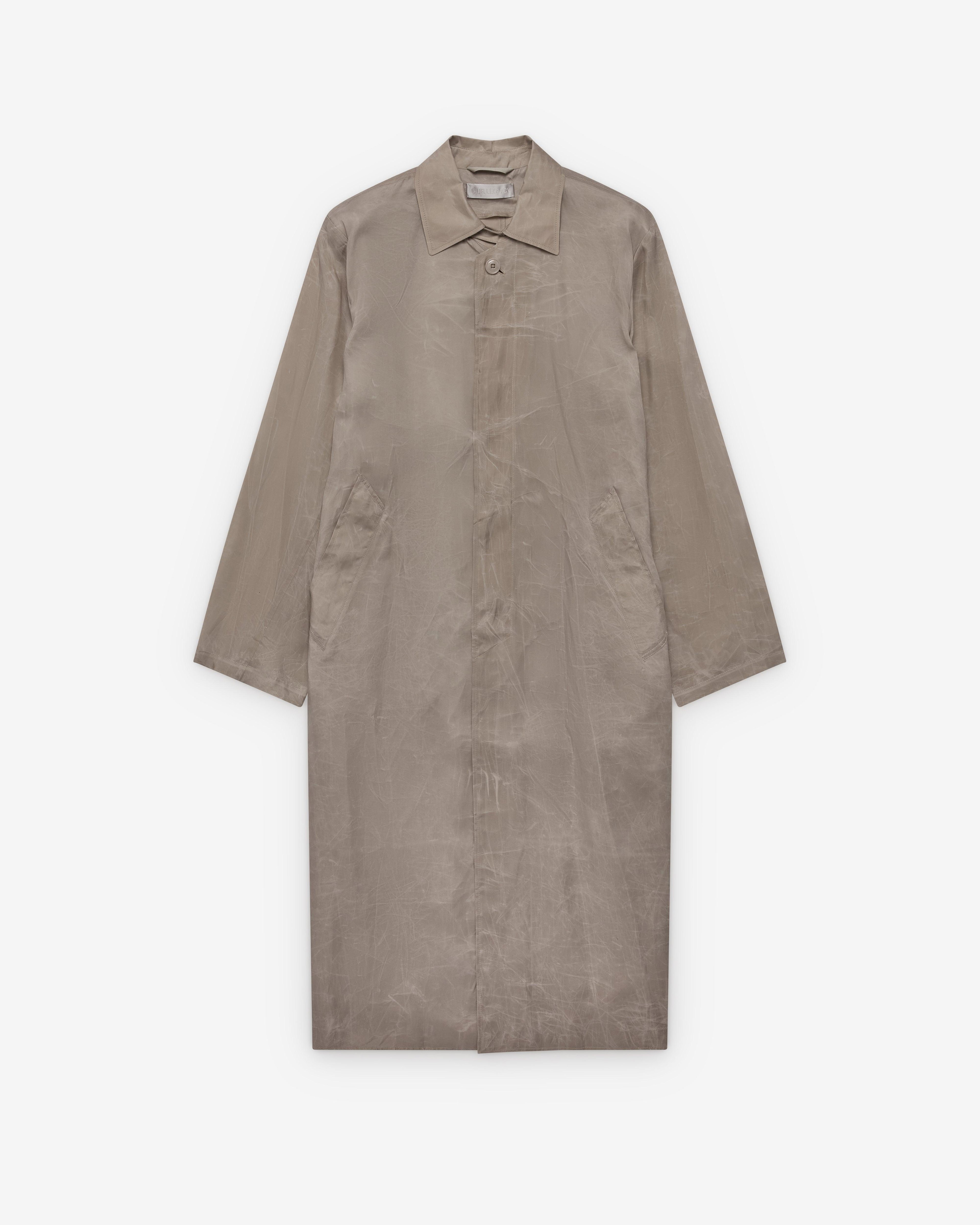 Our Legacy - Men's Cloak Carcoat - (Ghost Grey) by OUR LEGACY