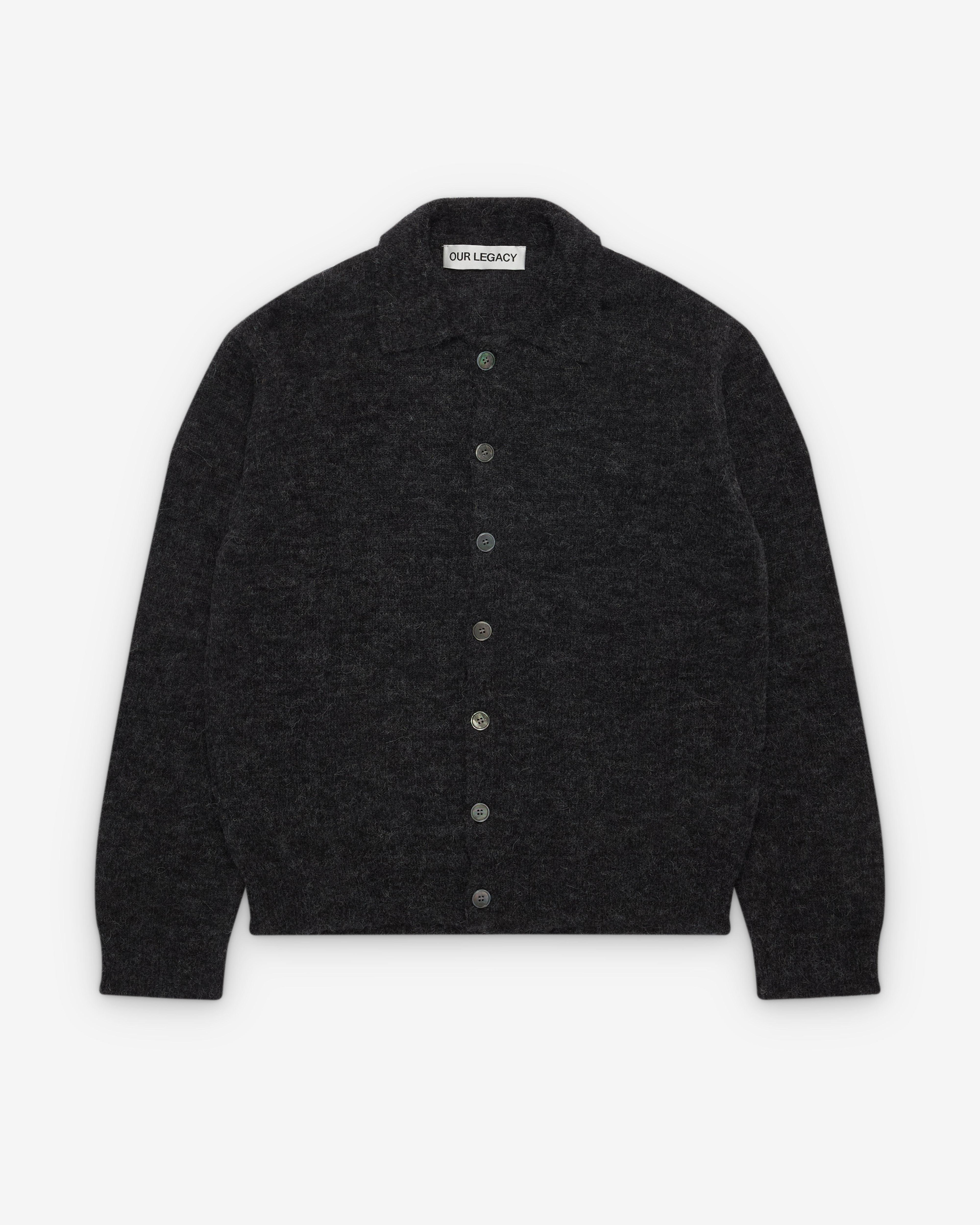 Our Legacy - Men's Evening Polo - (Charcoal) by OUR LEGACY