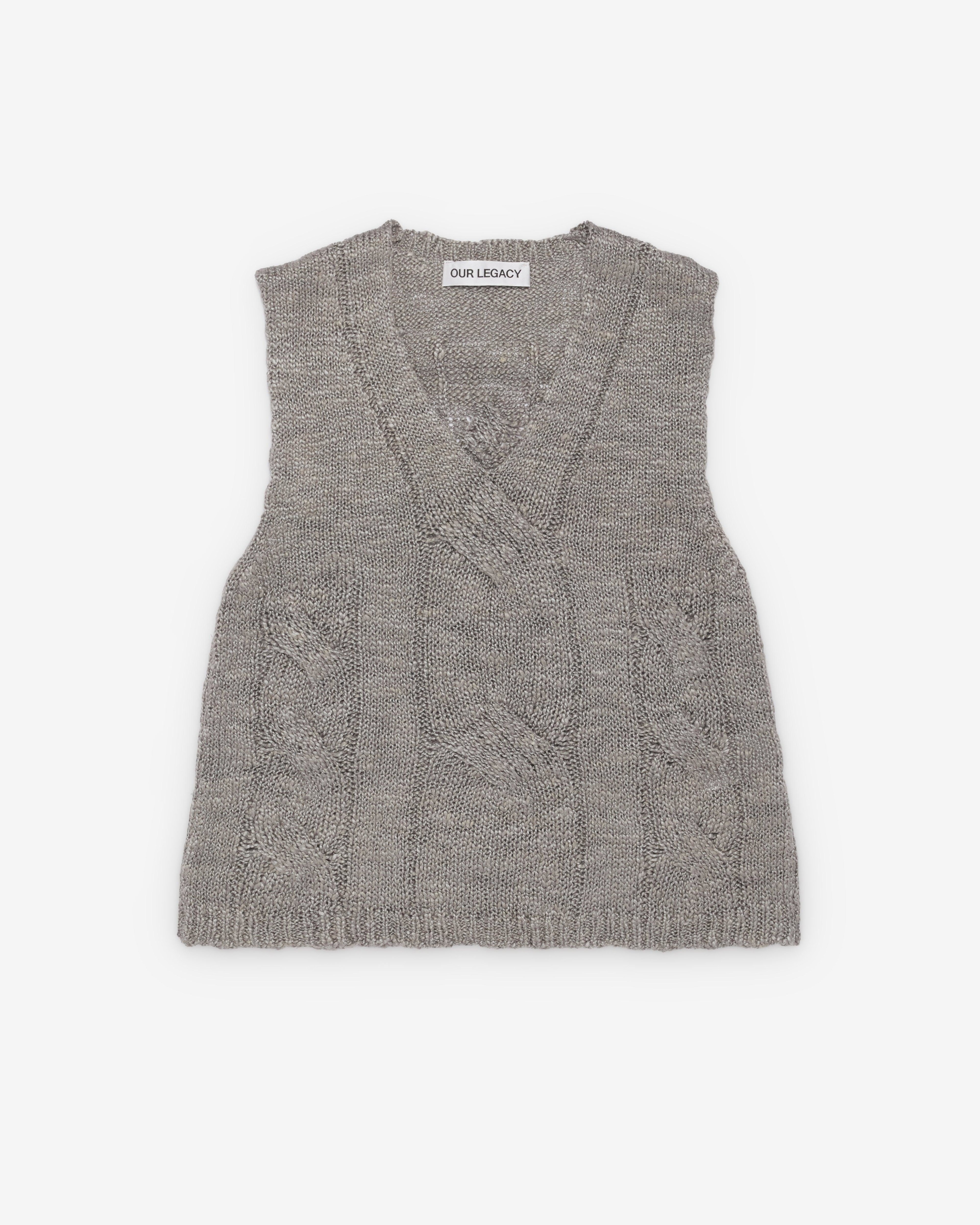 Our Legacy - Men's Link Vest - (Tin Shifting Hemp) by OUR LEGACY