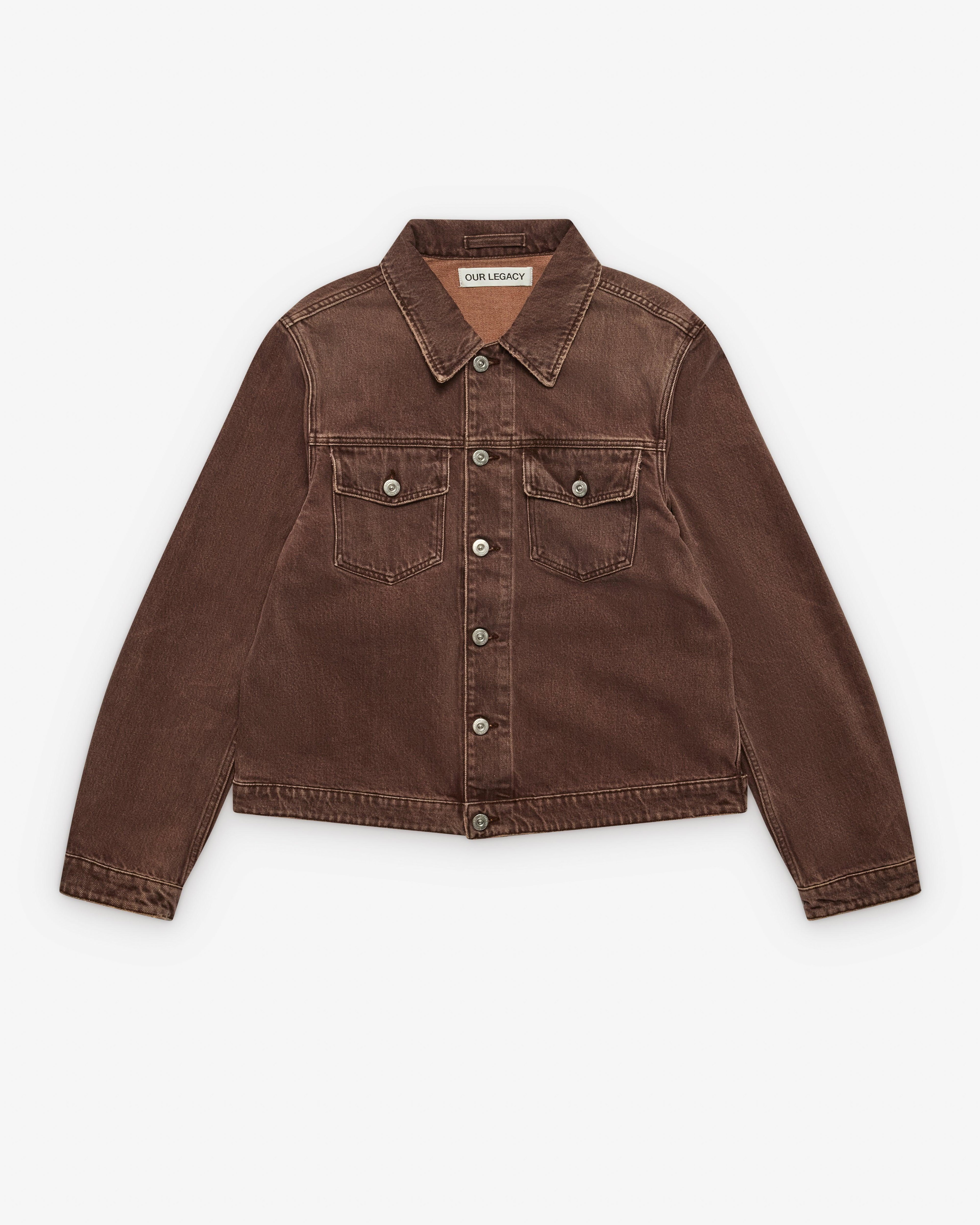 Our Legacy - Men's Origin Jacket - (Overdyed Choco Melon) by OUR LEGACY