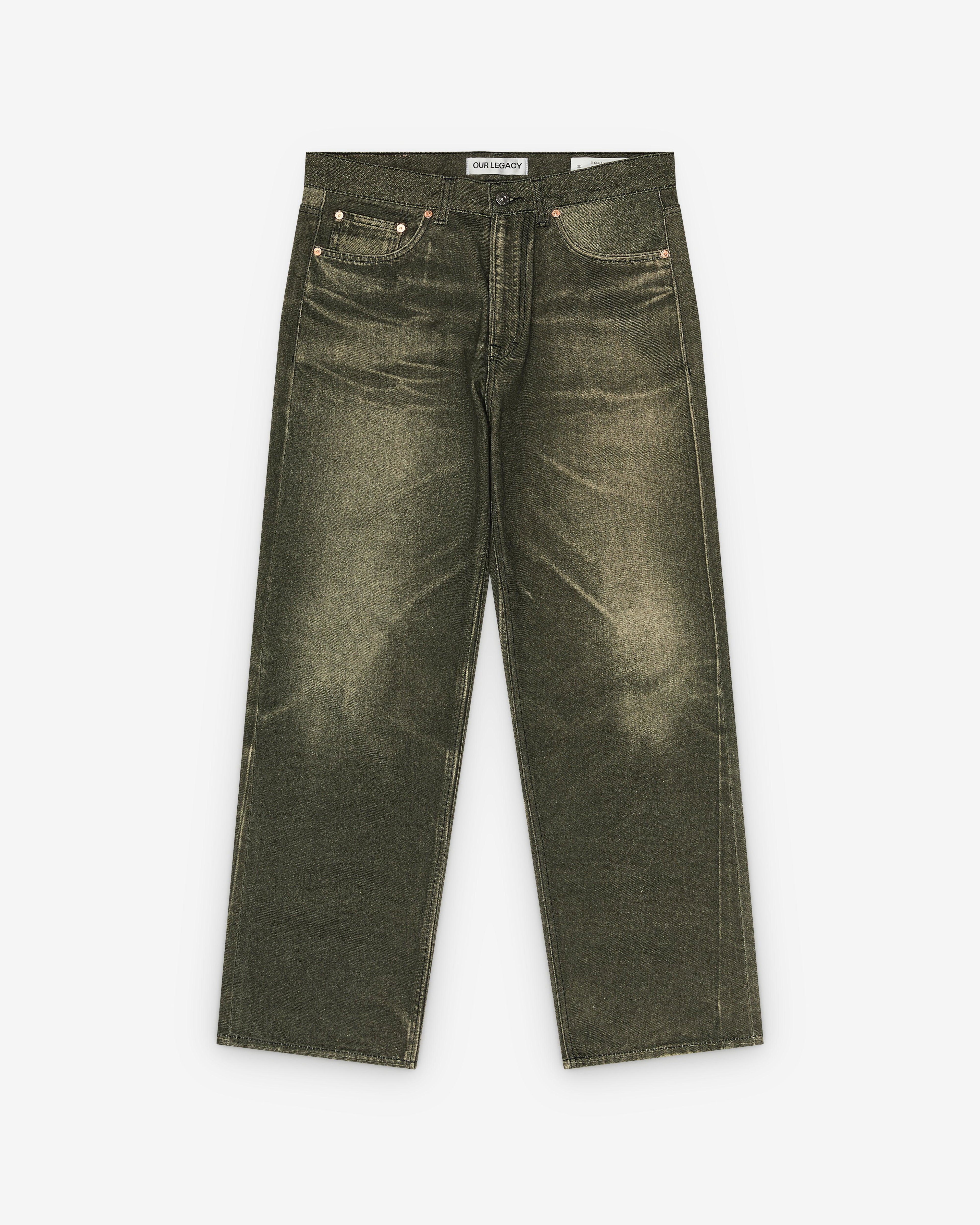 Our Legacy - Men's Third Cut - (Digital Black Aurora Print) by OUR LEGACY